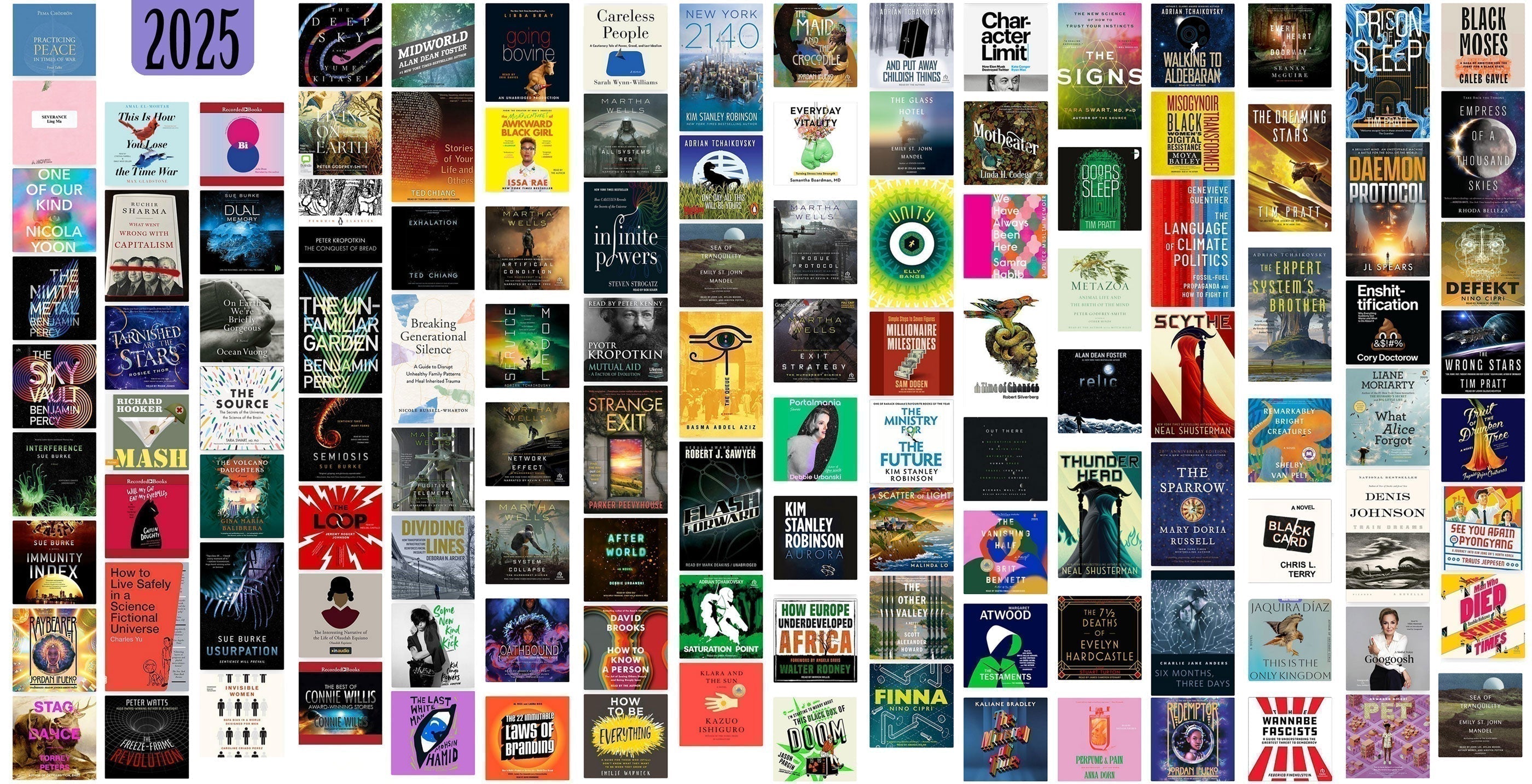 My Top 15 Reads for 2025: From Time Travel & World Hopping to Structural Inequality to the “Great Enshittening"