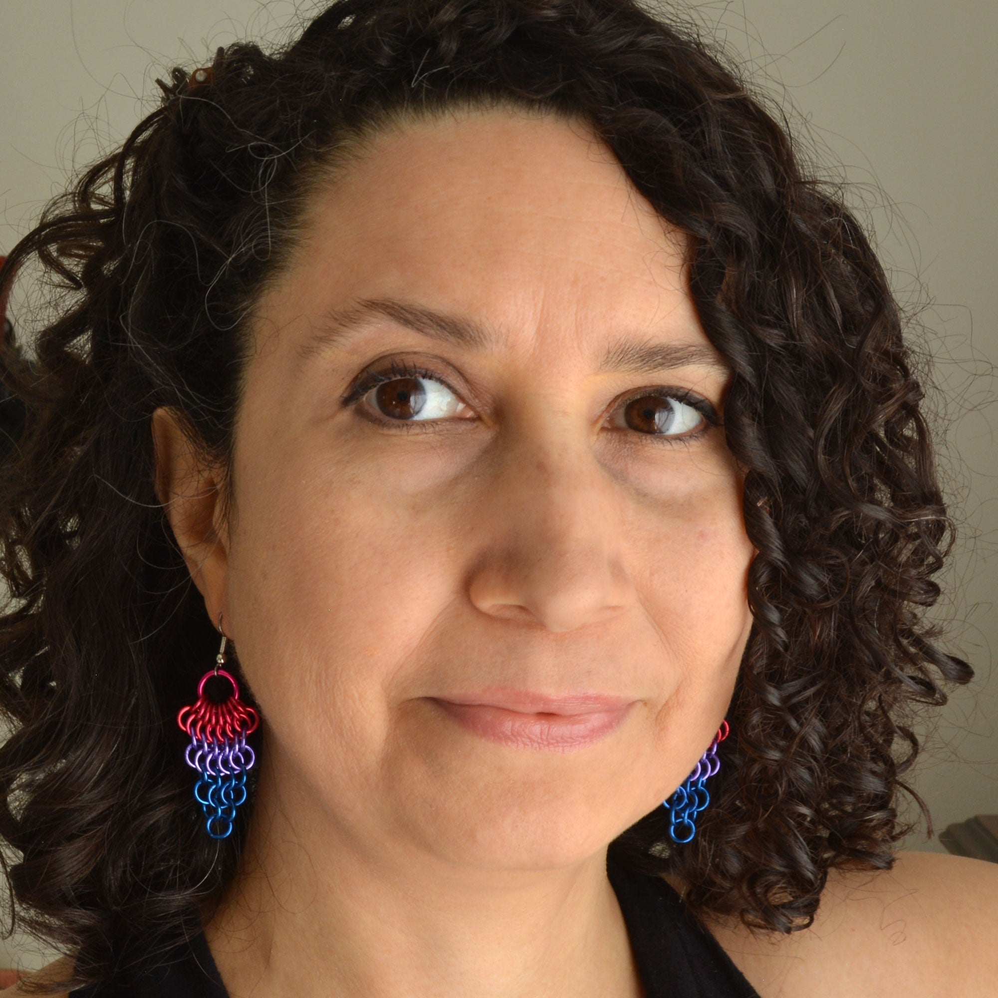 Lesbian Pride - Cluster Earrings