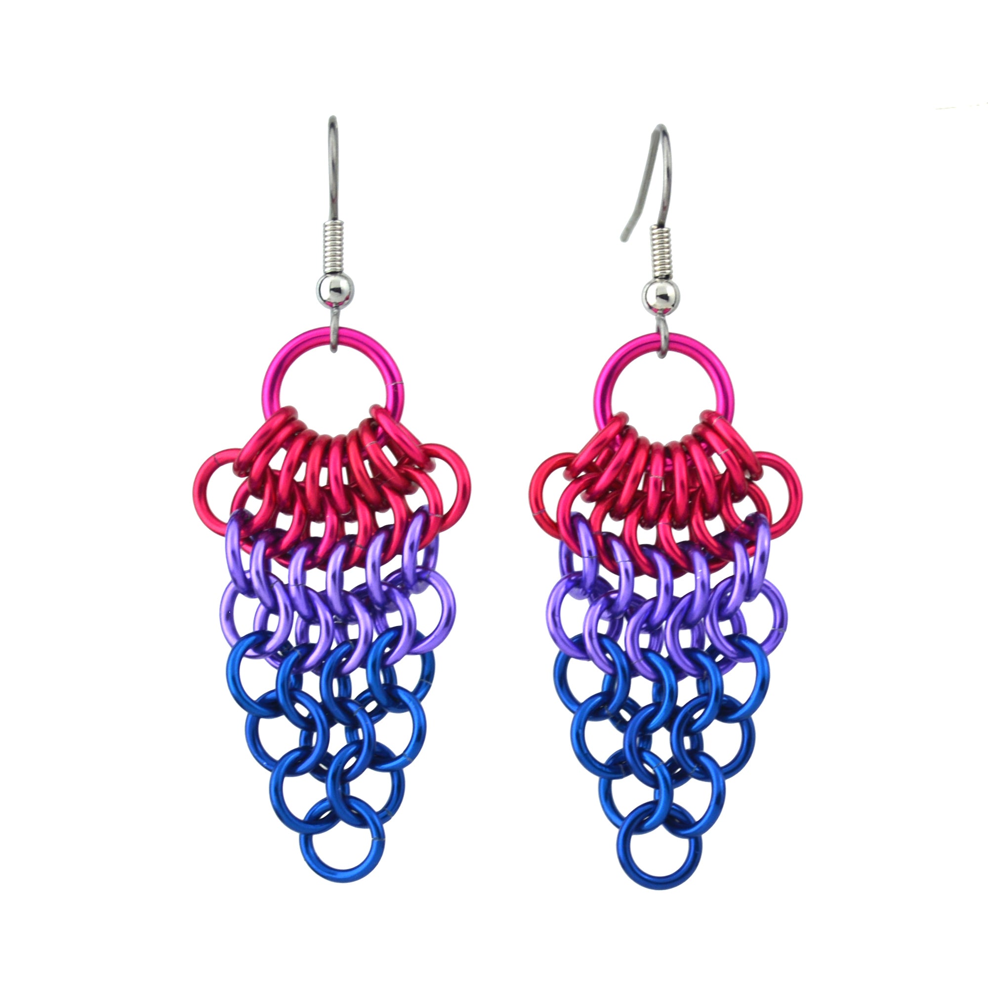 Bisexual Pride - Cluster Earrings