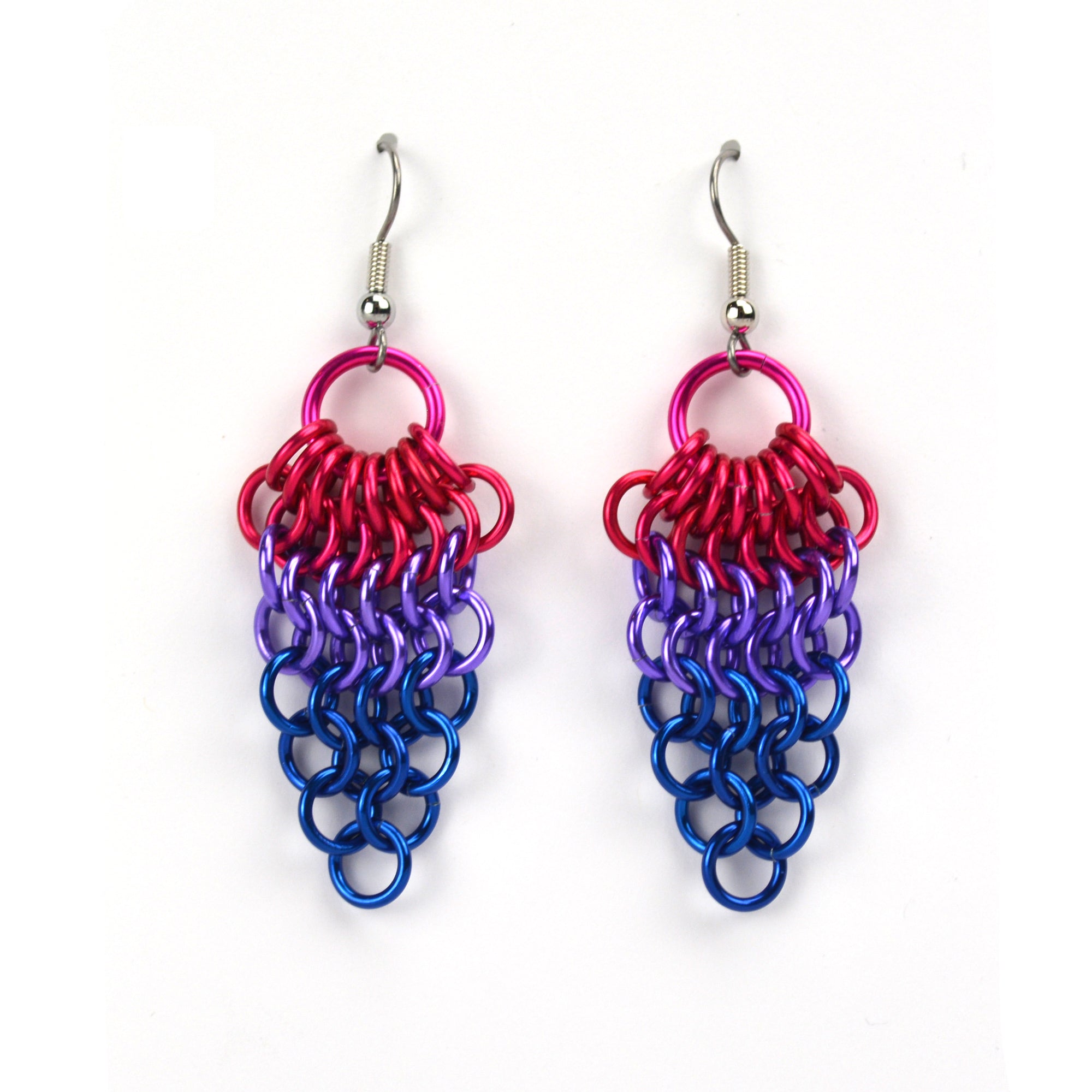 Bisexual Pride - Cluster Earrings