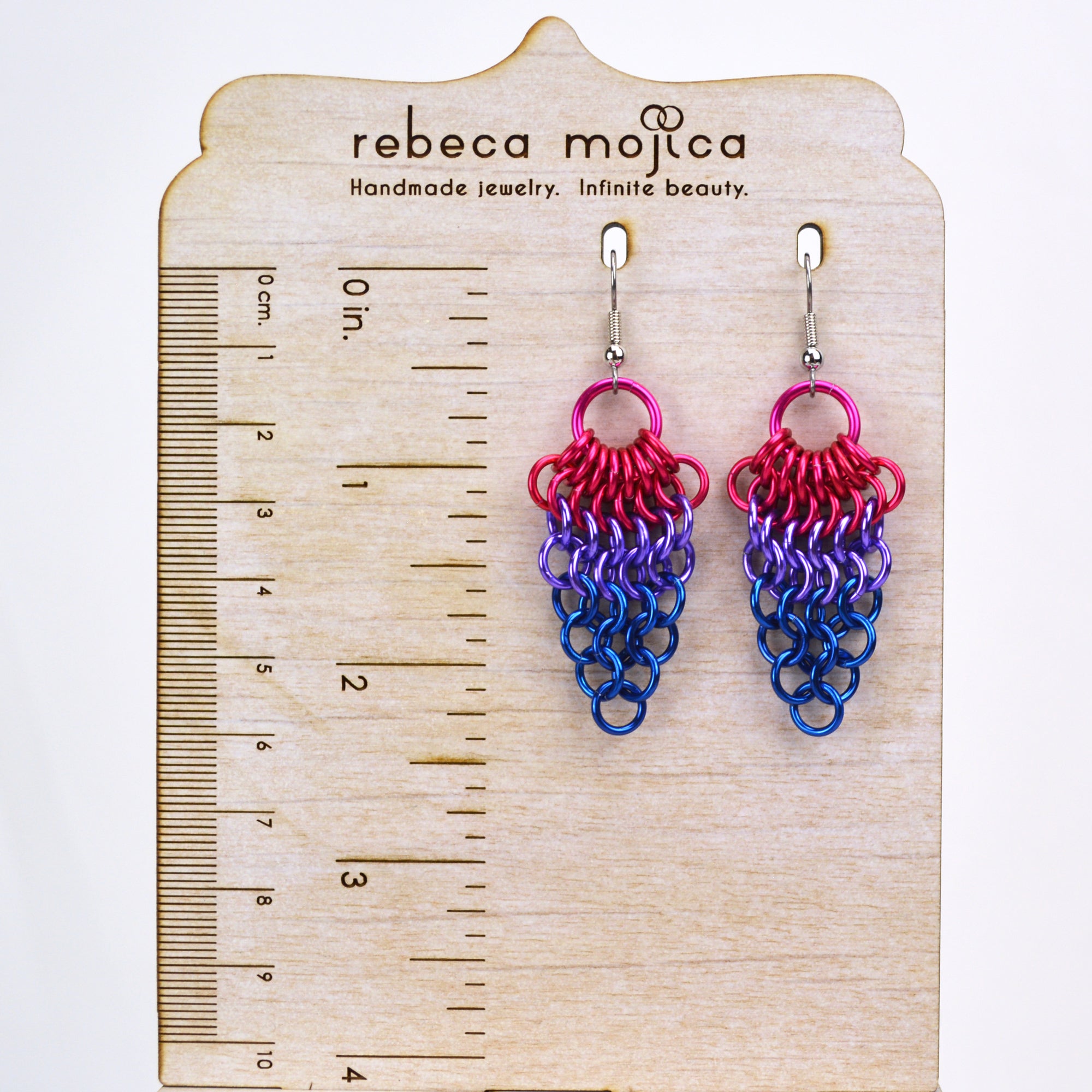 Bisexual Pride - Cluster Earrings