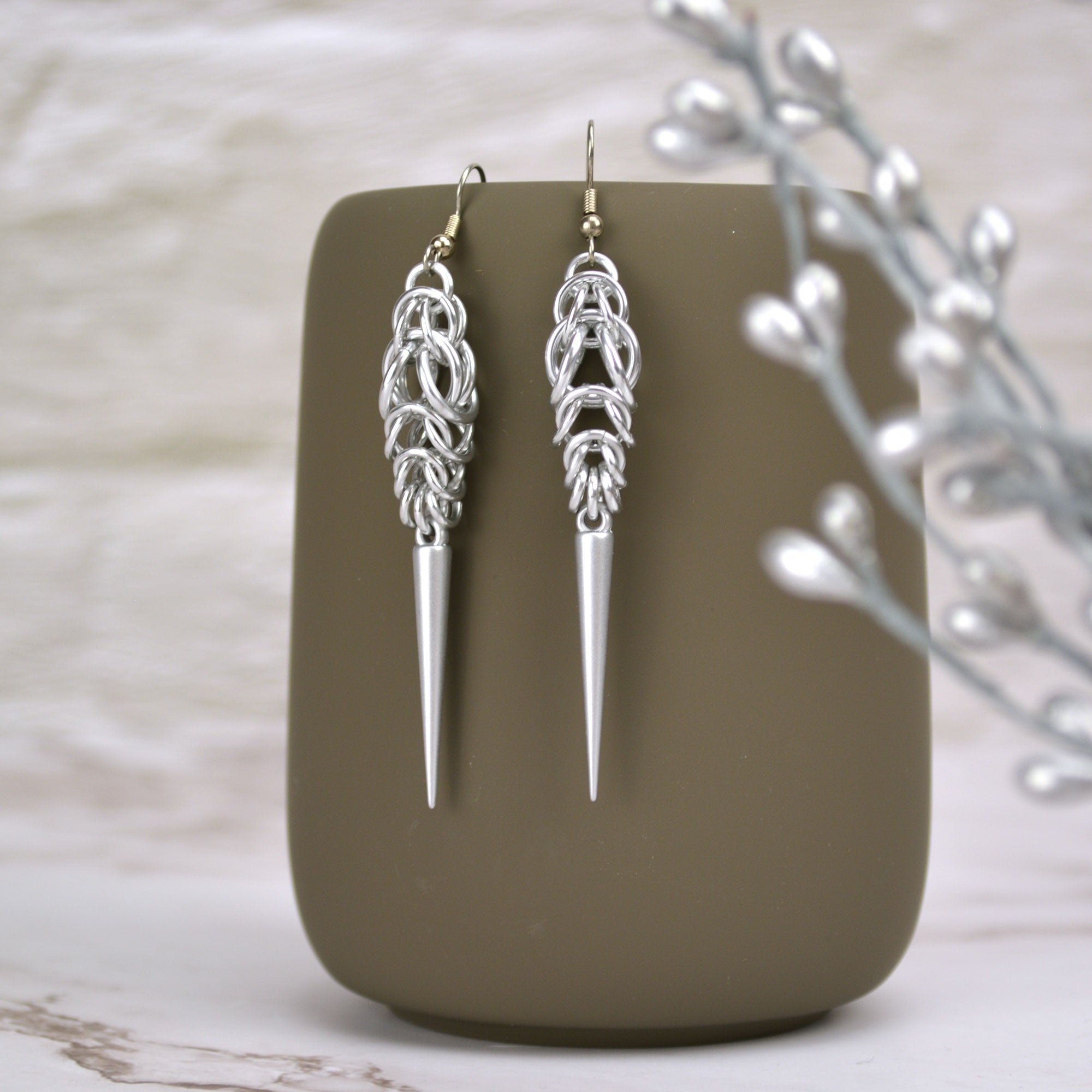 Spike Earrings - Solid Color