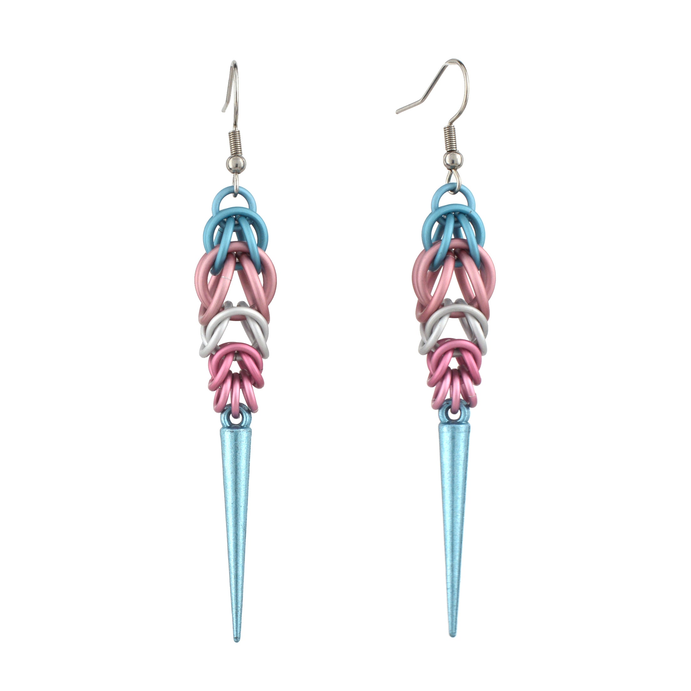 Transgender Pride - Spike Earrings
