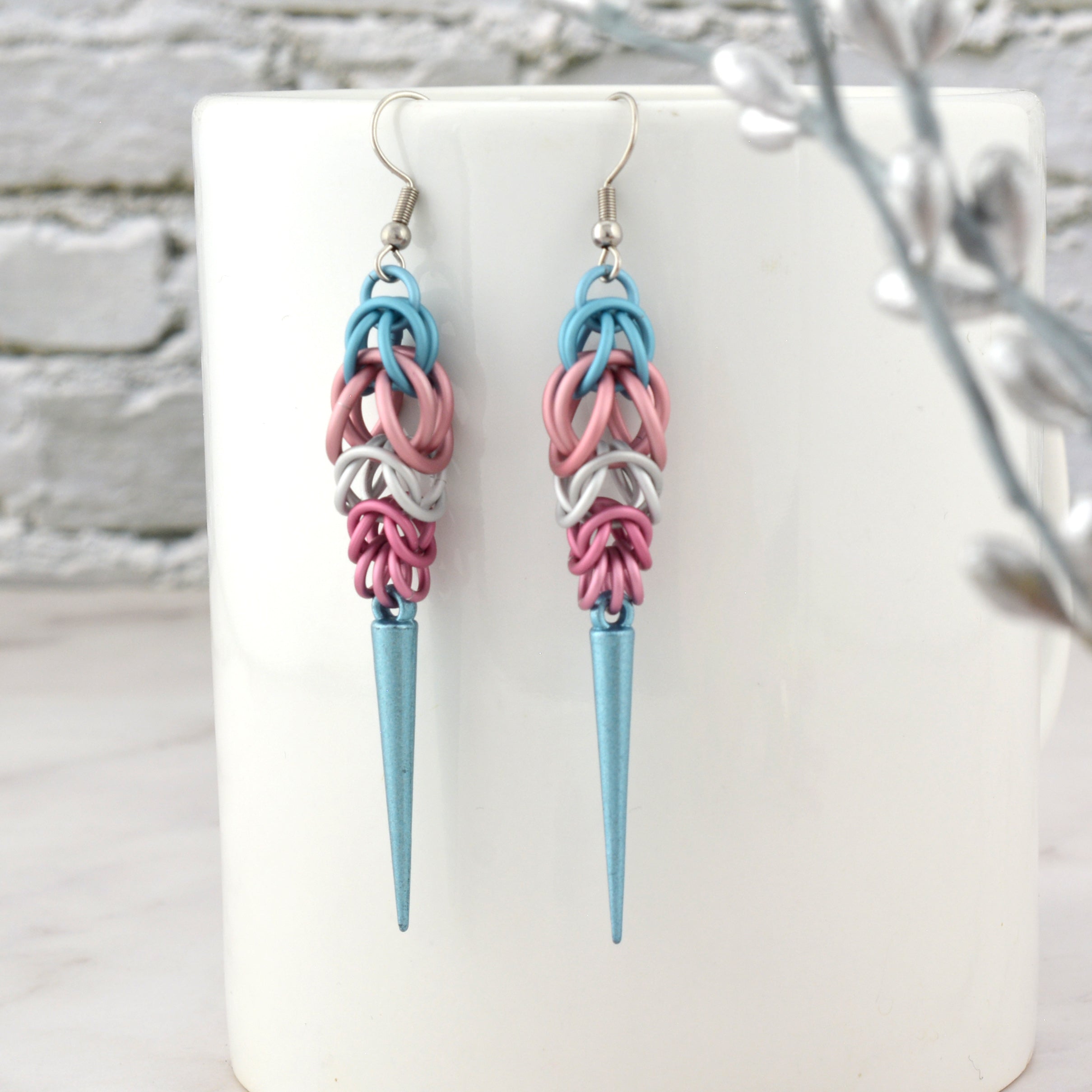 Pride Spike Earrings - Choose Your Flag