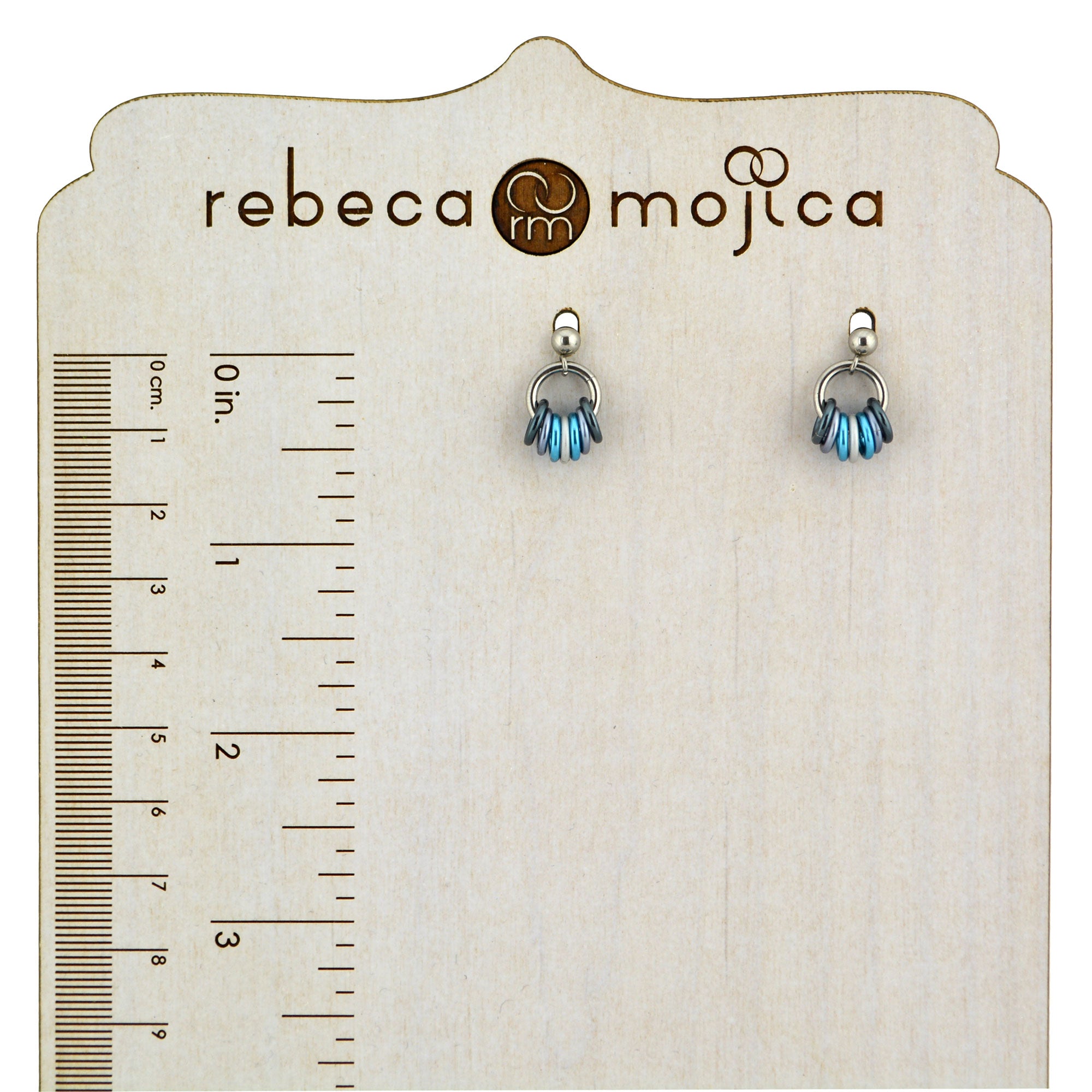 Demiboy Pride - Tiny Flag Earring Studs