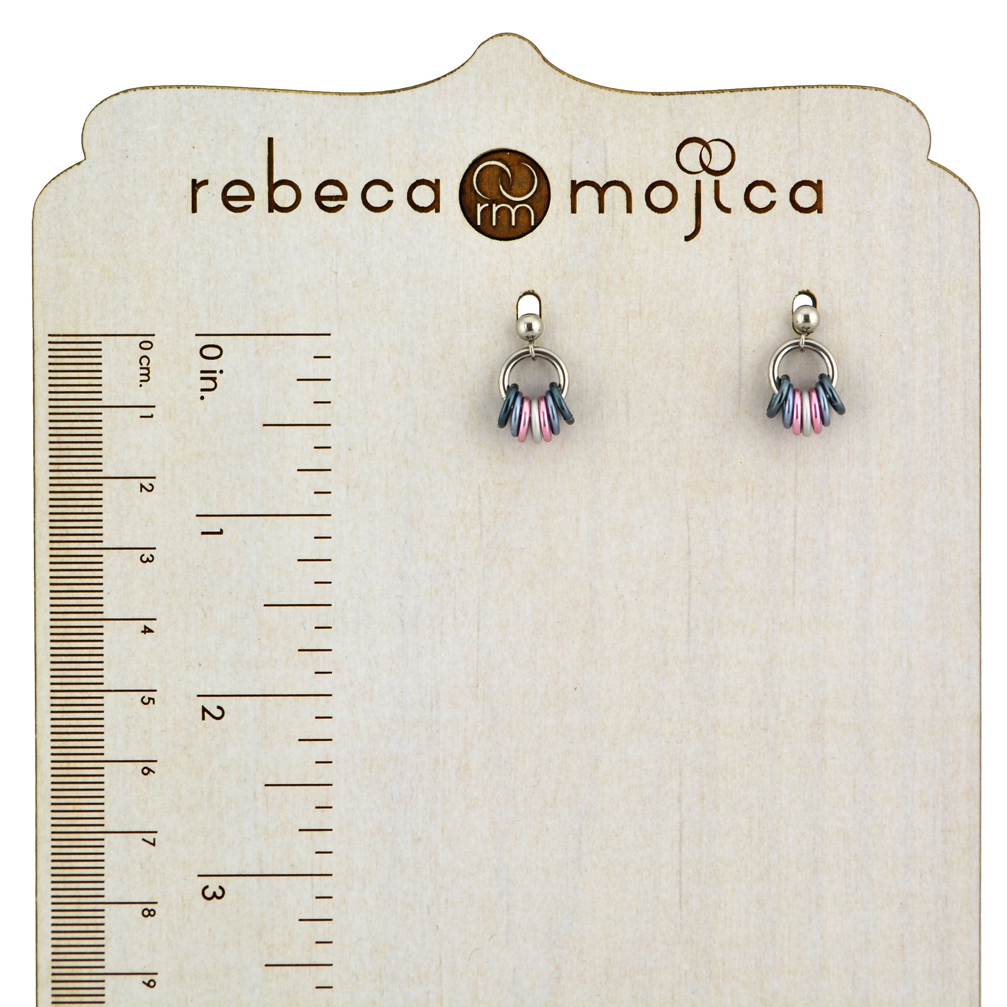 Demigirl Pride - Tiny Flag Earring Studs