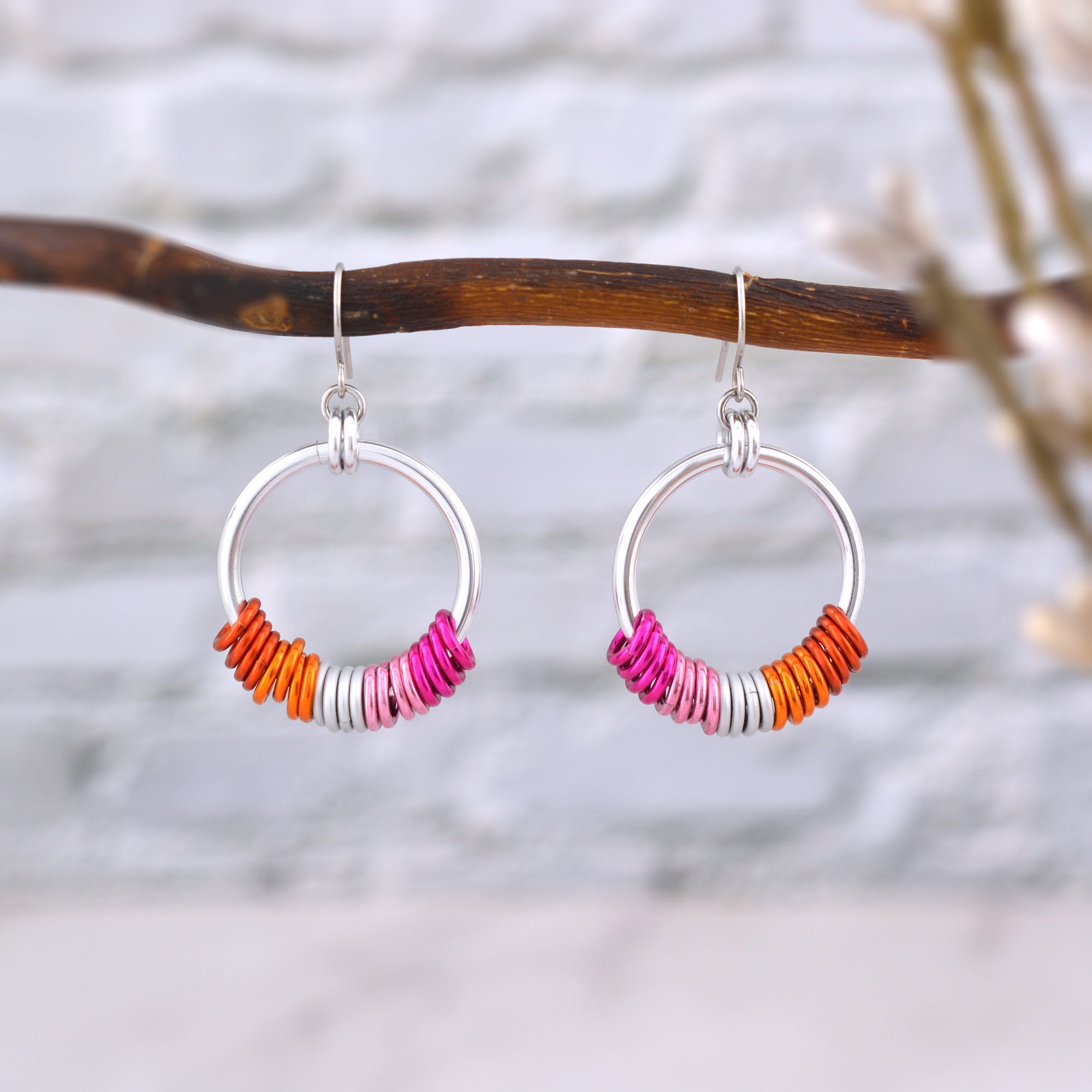 Lesbian Pride - Hoop Earring