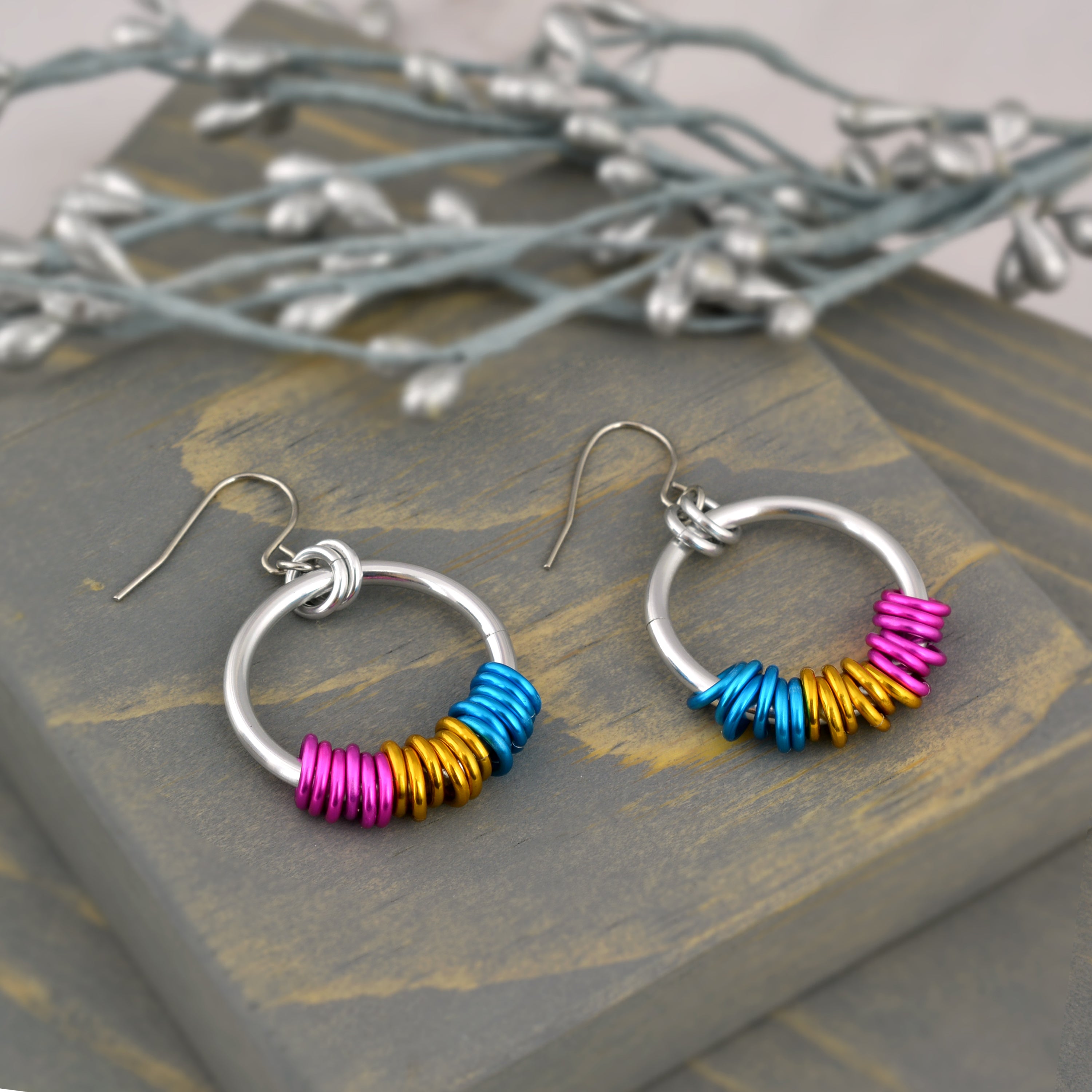 Pansexual Pride - Hoop Earring