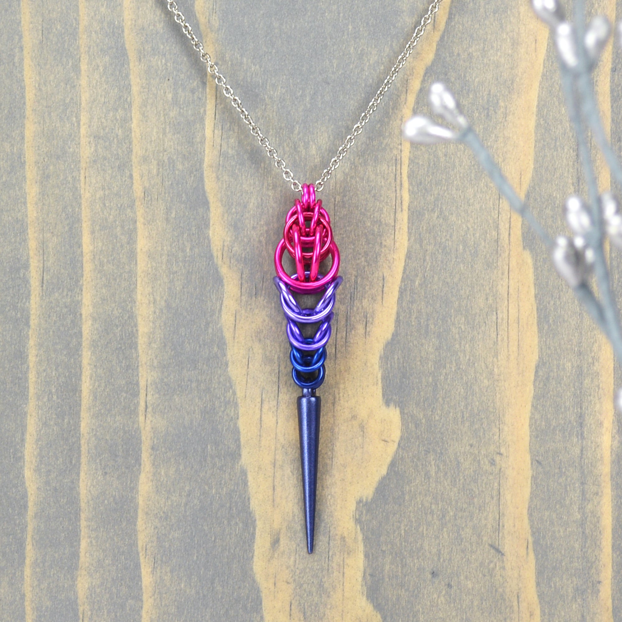 Bisexual Pride - Spike Pendant