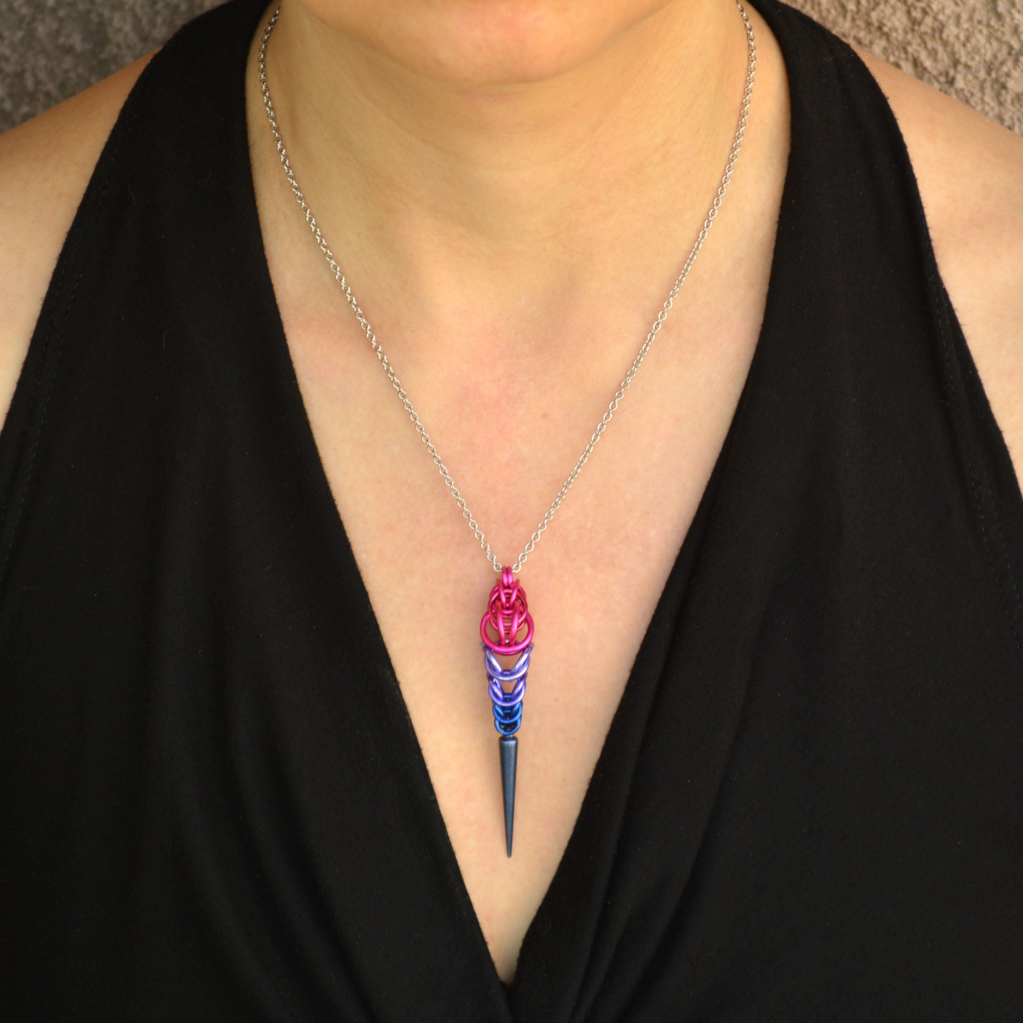 Bisexual Pride - Spike Pendant