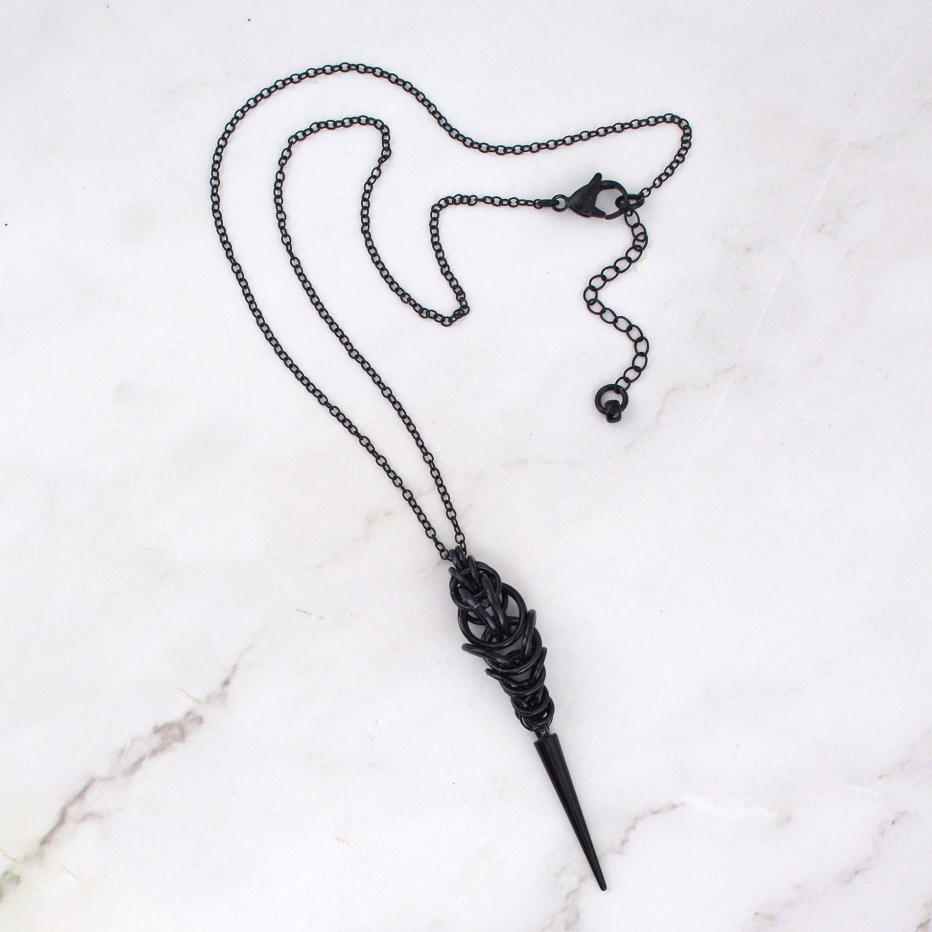 Spike Pendant - Black