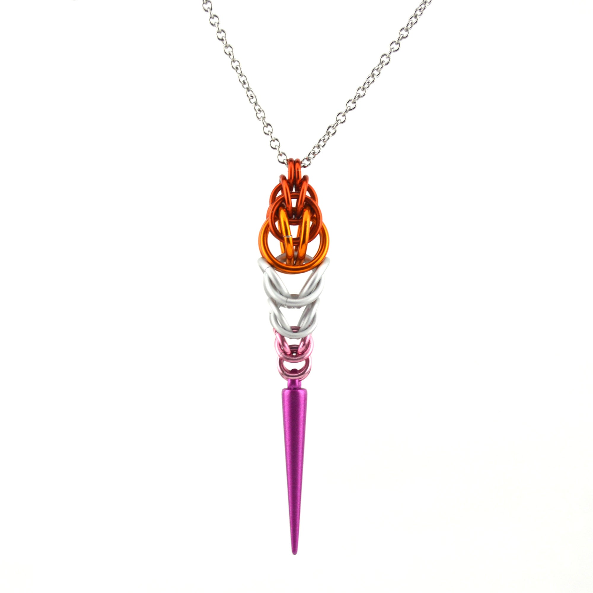 Lesbian Pride - Spike Pendant