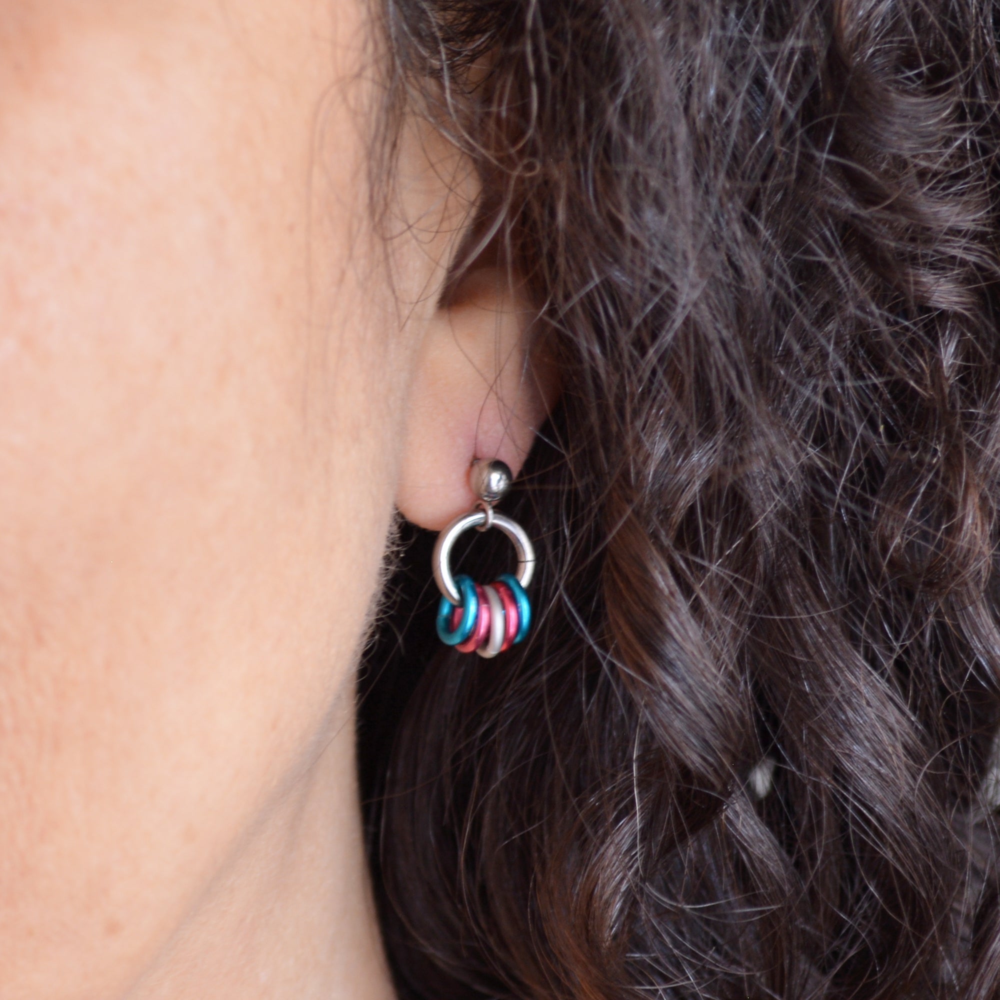 LGBTQIA+ Pride Tiny Flag Earring Studs- 50+ Flags