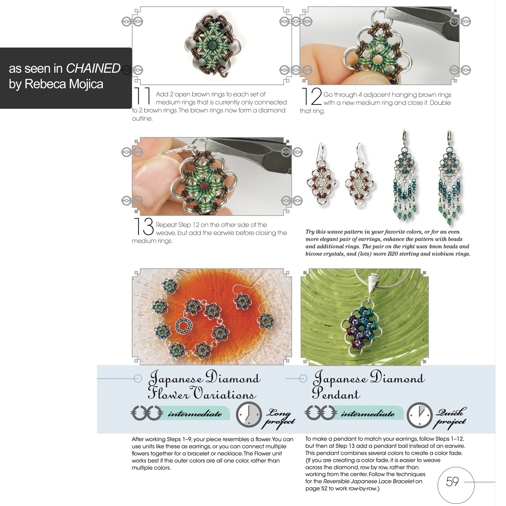 SALE: Sterling Silver + Niobium Japanese Diamond Earrings