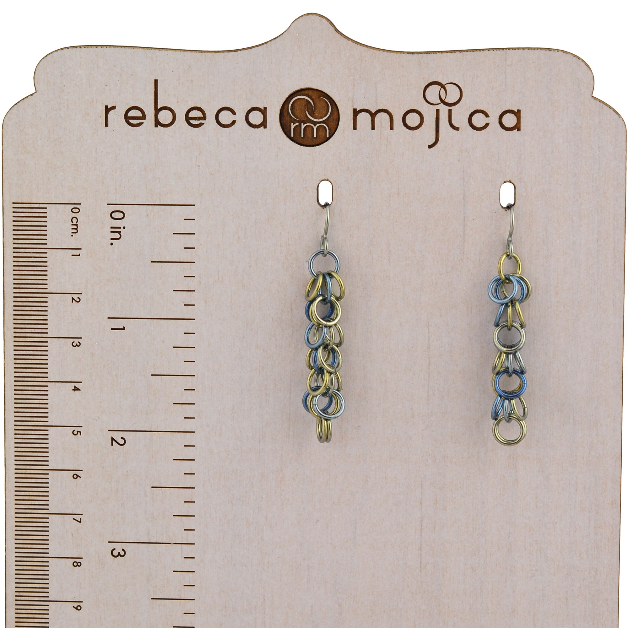 SALE: Niobium Fringe Earrings