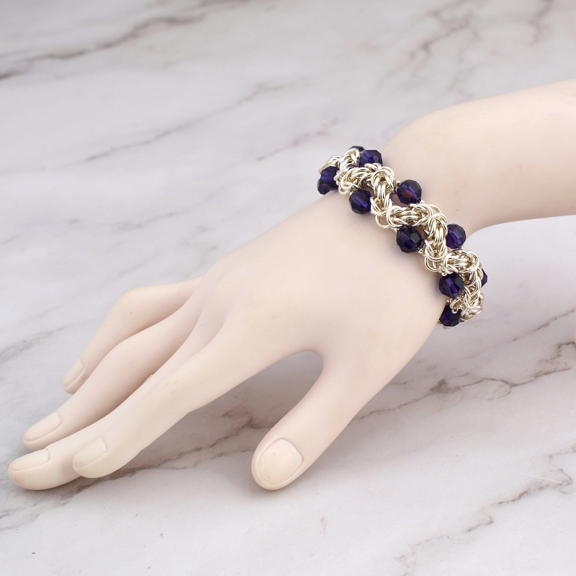 SALE: Zig Zag Byzantine Bracelet - XS (6.5")