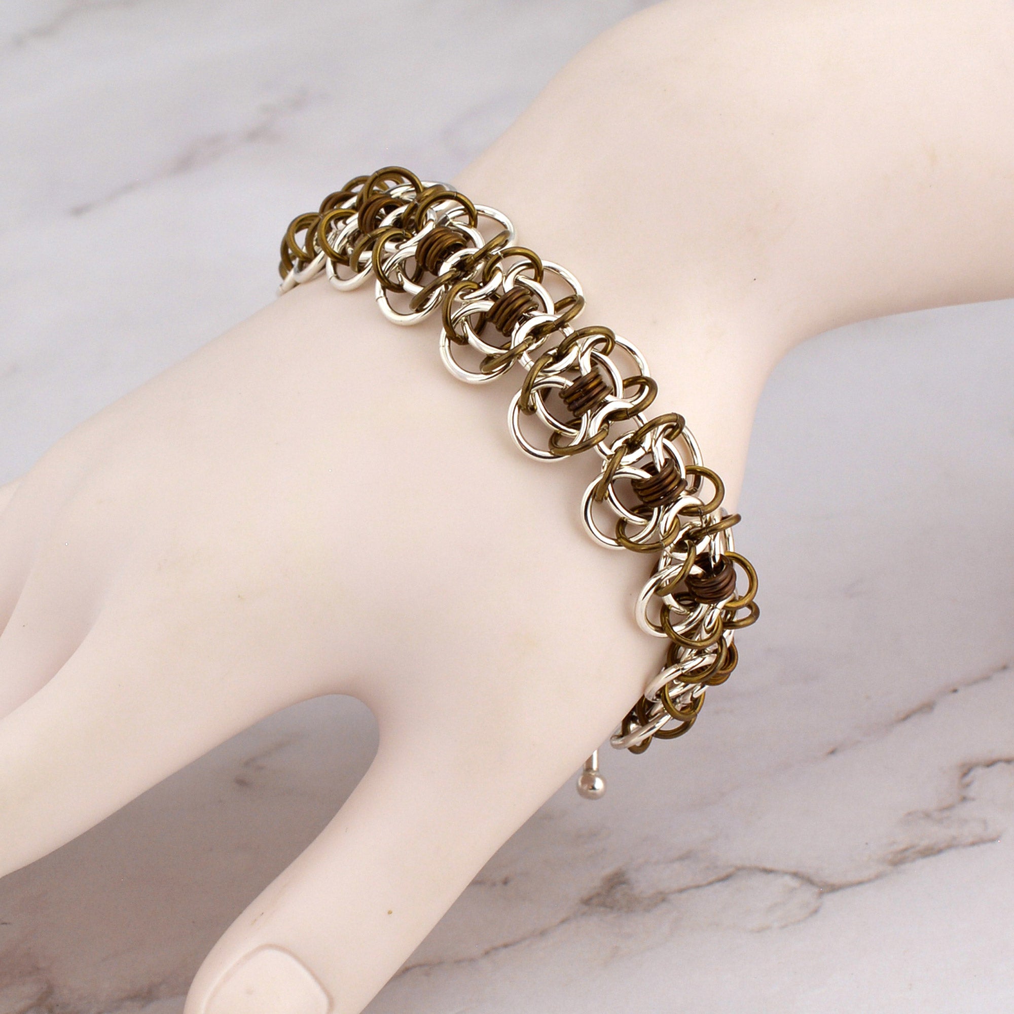 SALE: Sterling Silver Coiled Butterfly Bracelet - Medium (7.5")