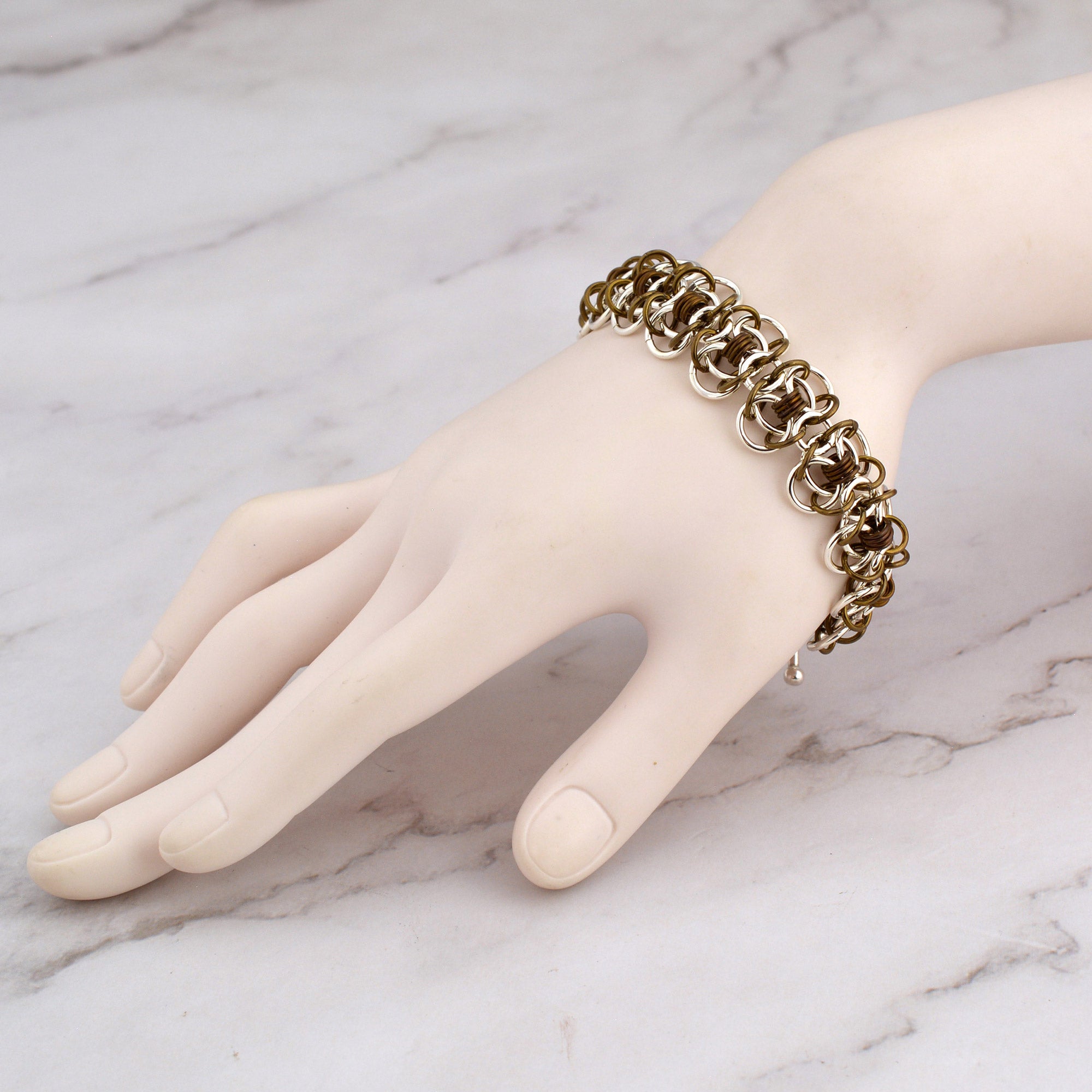 SALE: Sterling Silver Coiled Butterfly Bracelet - Medium (7.5")