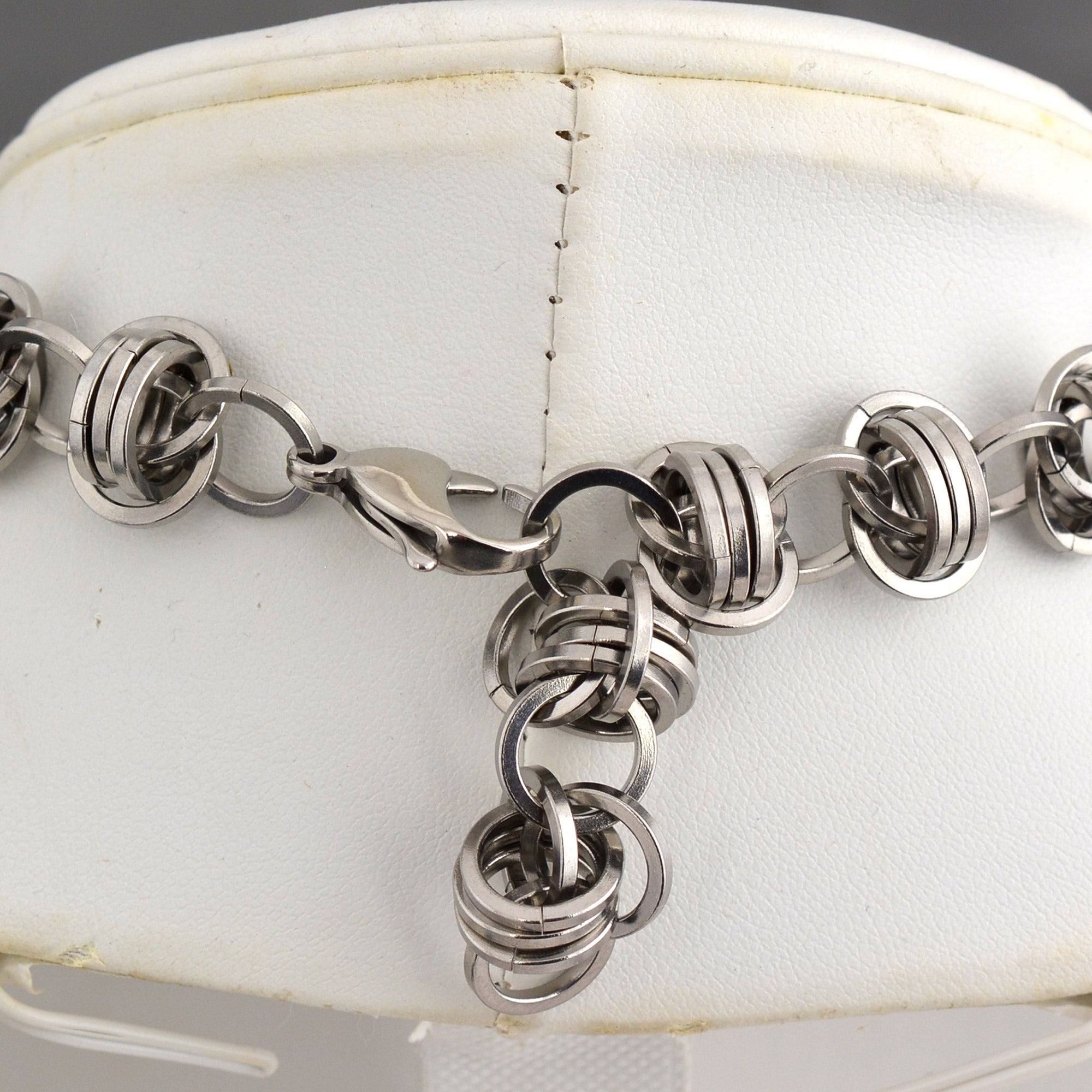 SALE: Stainless Steel Barrel Necklace