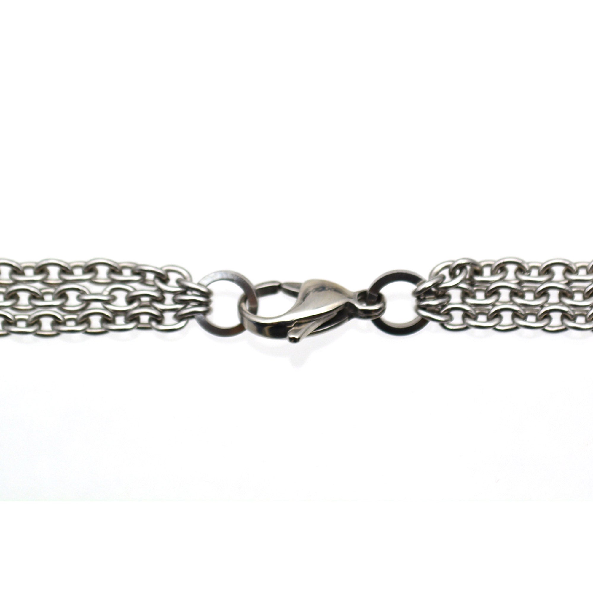 SALE: Stainless Steel Polyhedron Necklace