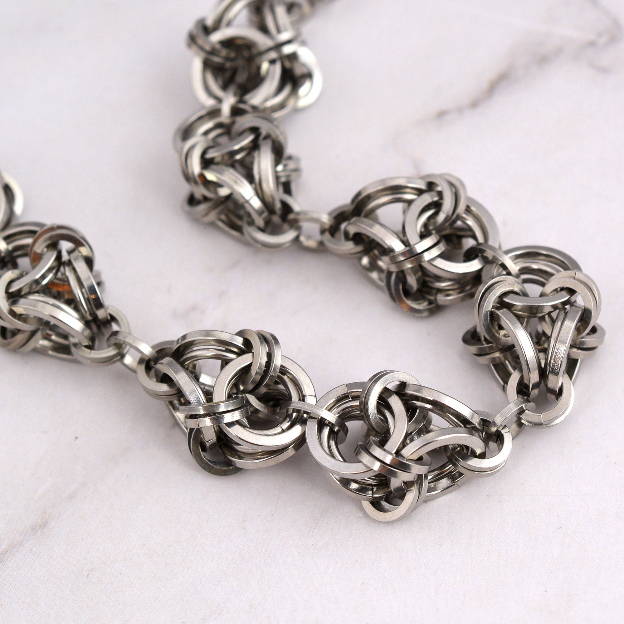 SALE: Stainless Steel Polyhedron Necklace