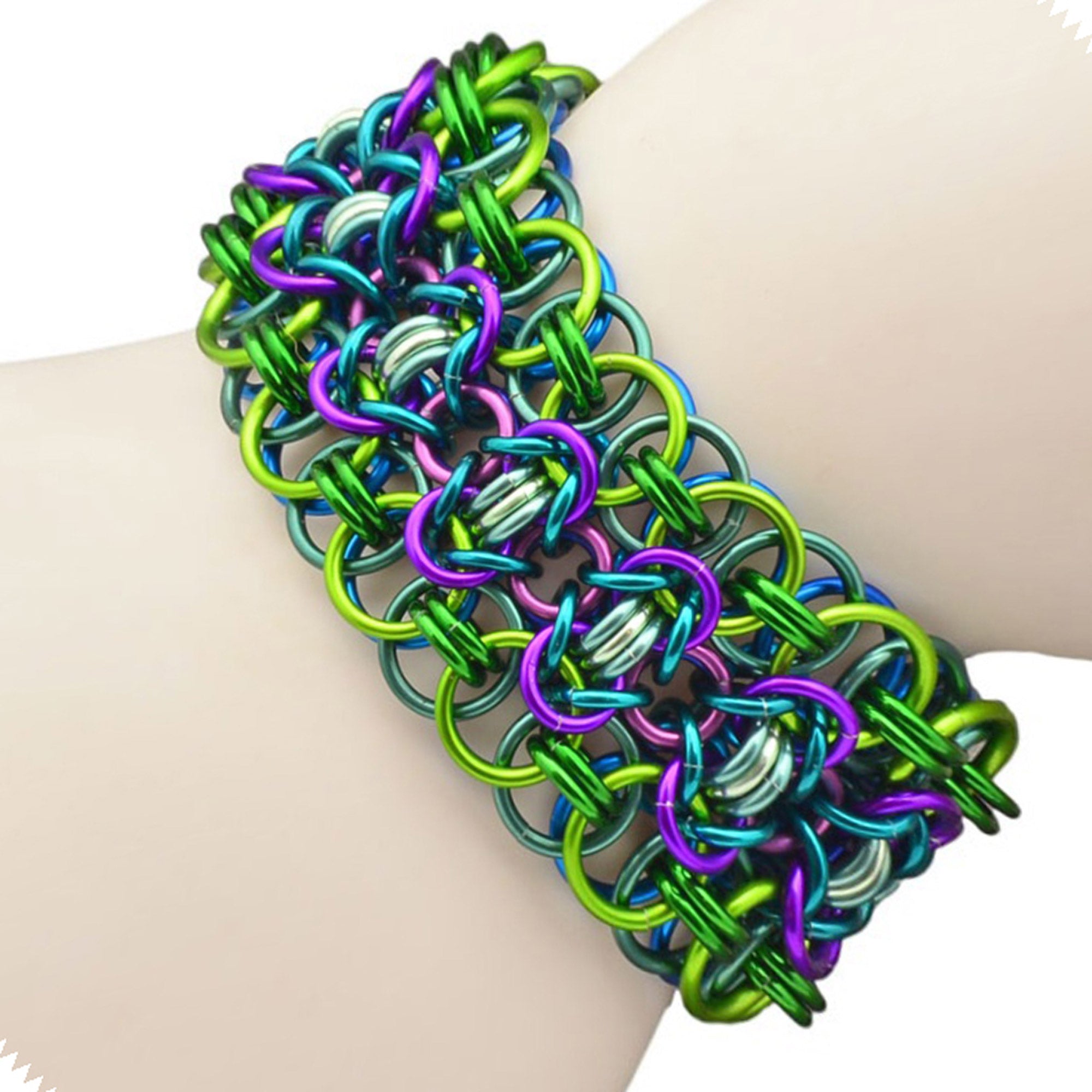 SALE: Reversible Rondo a la Byzantine Cuff - Small (6.5")