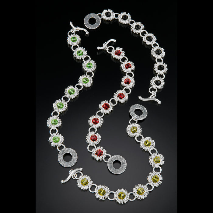 SALE: Coiled Crystals Bracelet - Medium (7.5")