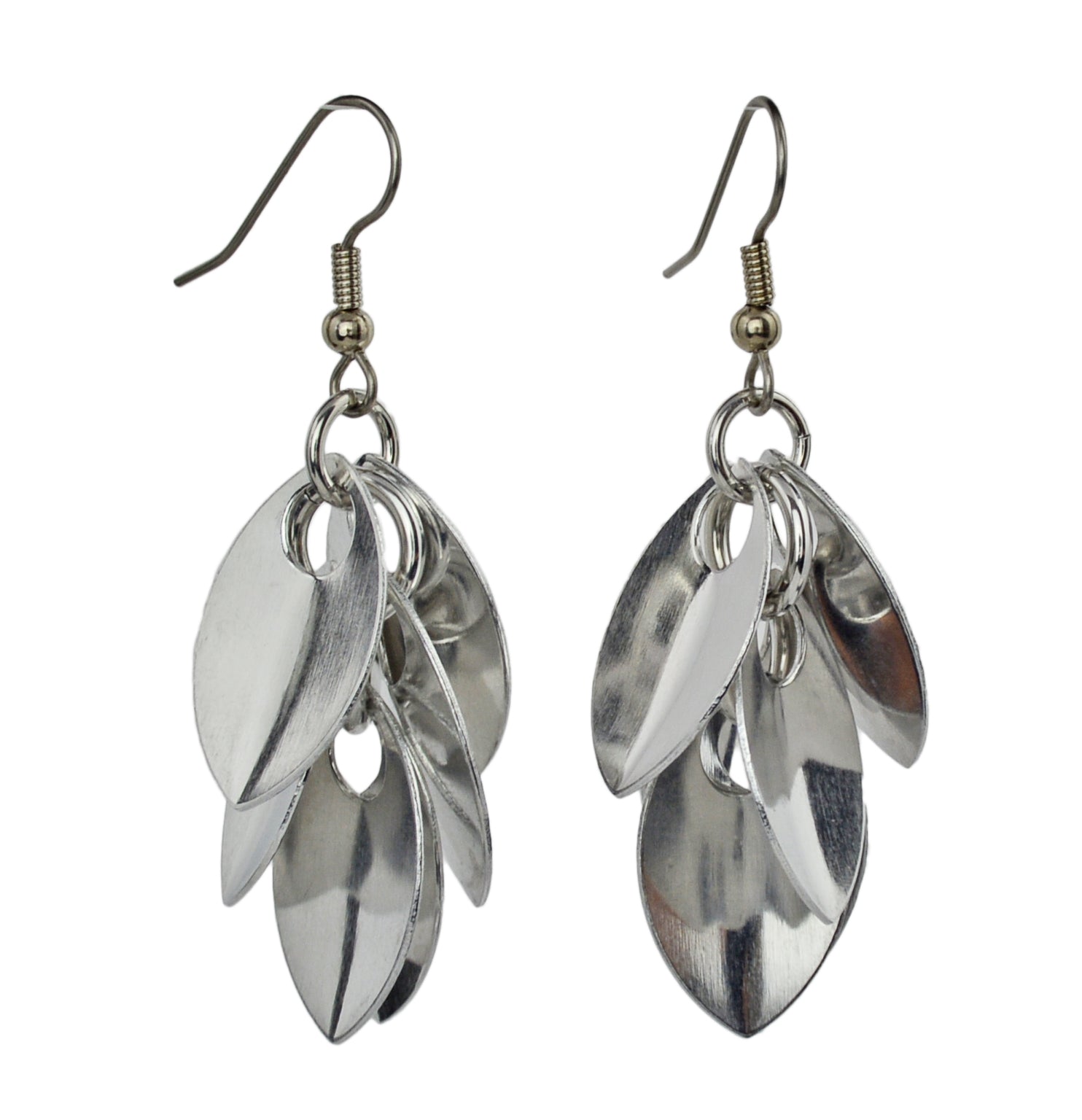 Cascading Leaves Short Earrings