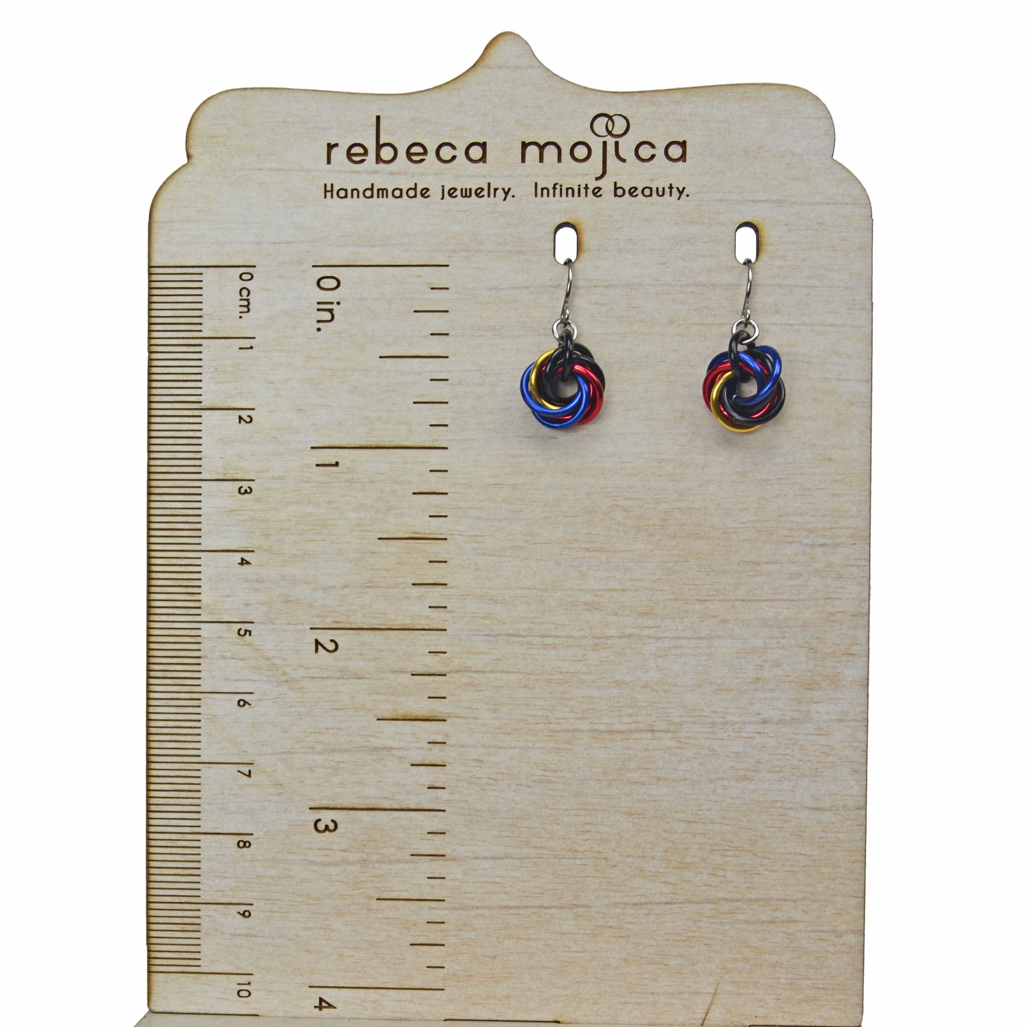 Polyamorous Pride - Mini Knot Earring