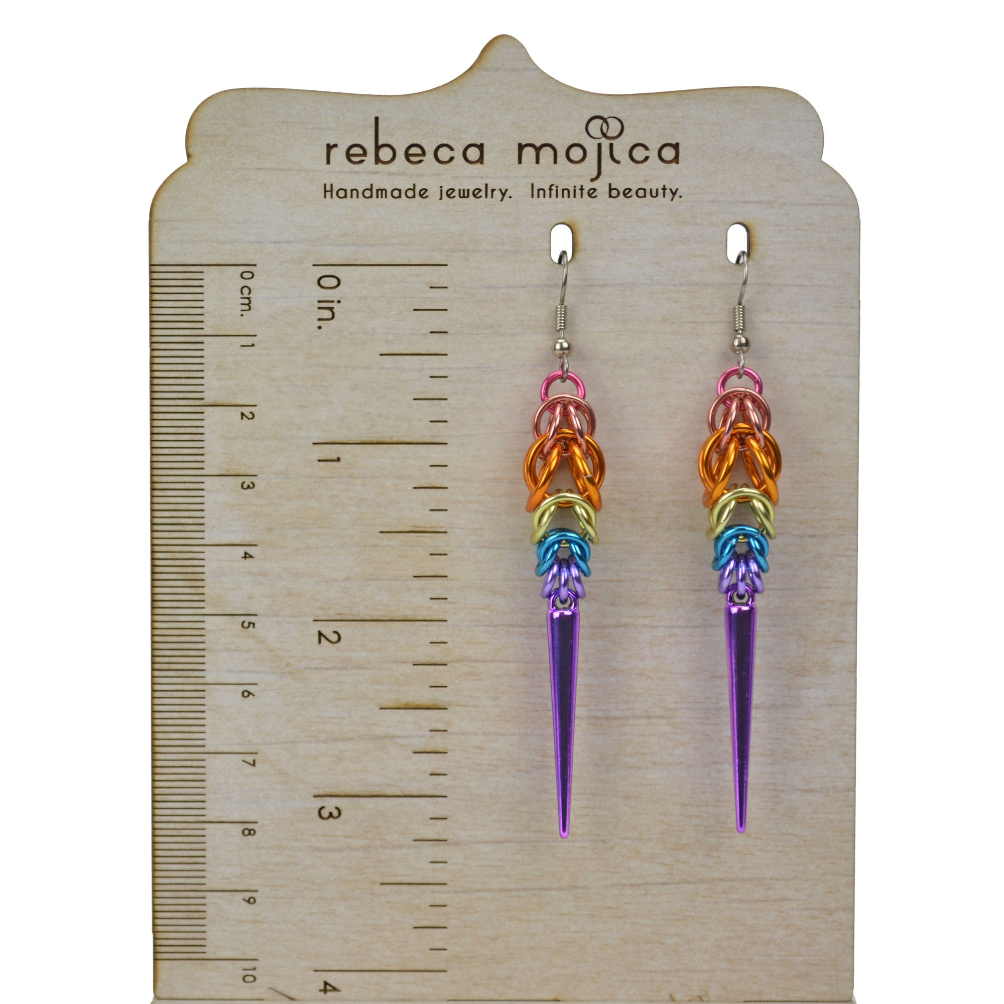 Xenogender Pride - Spike Earrings