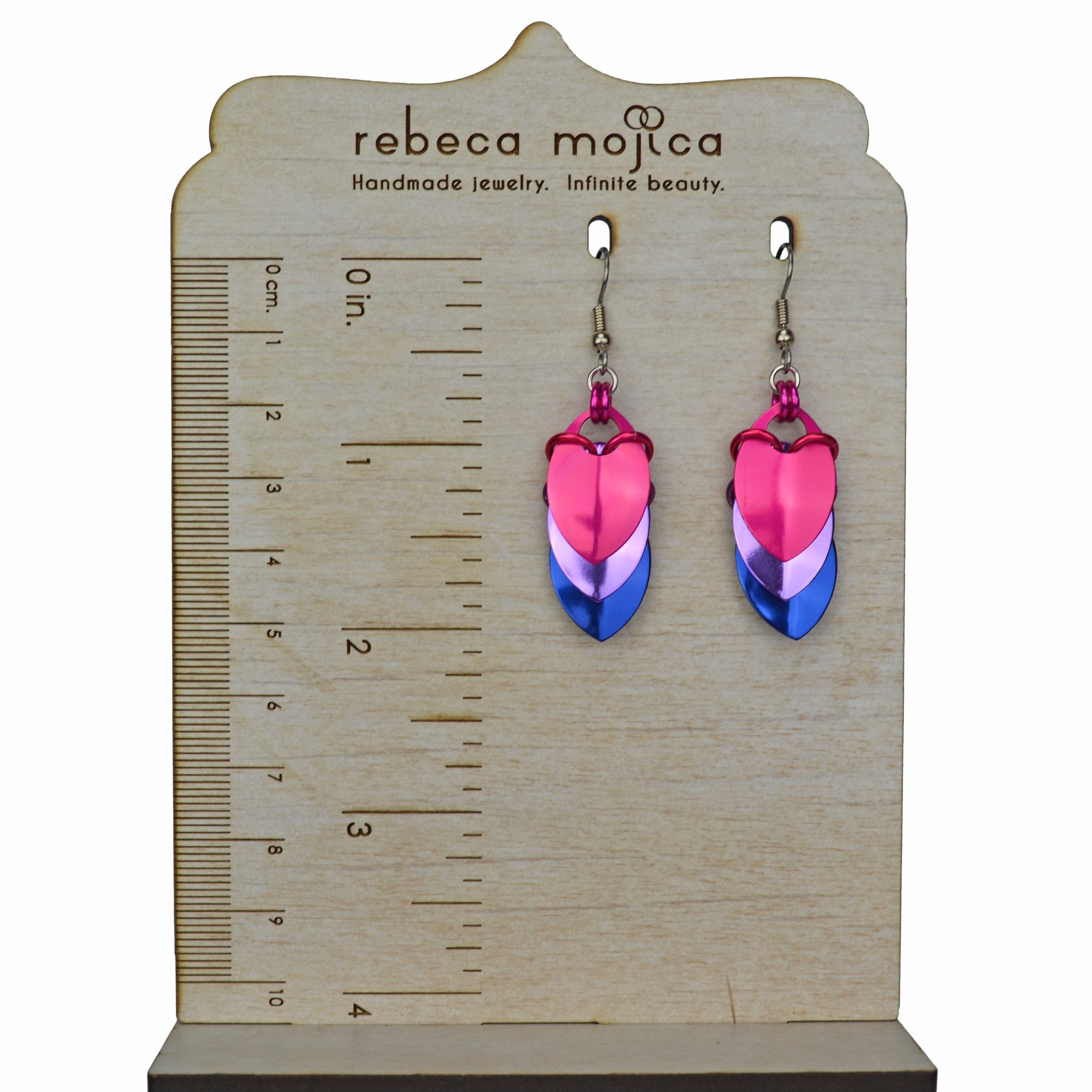 Bisexual Pride - Chevron Earrings