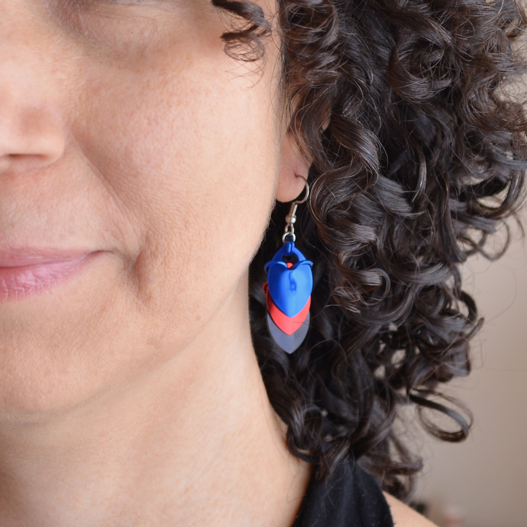 Polyamorous Pride - Chevron Earrings