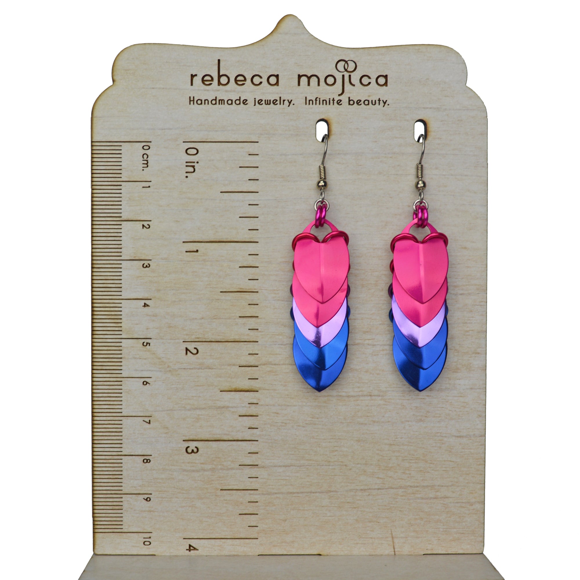 Bisexual Pride - Chevron Earrings