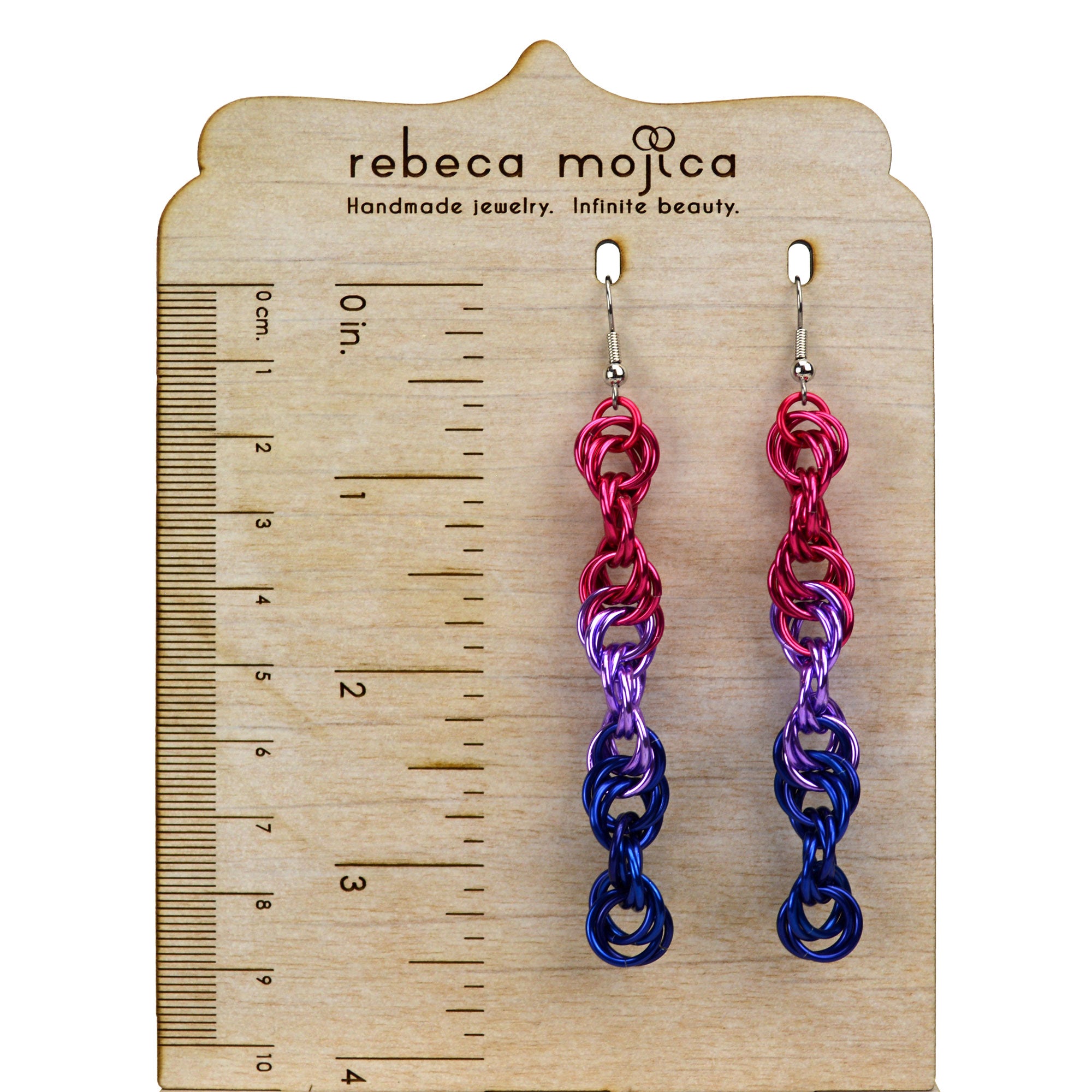 Bisexual Pride - Helix Earrings
