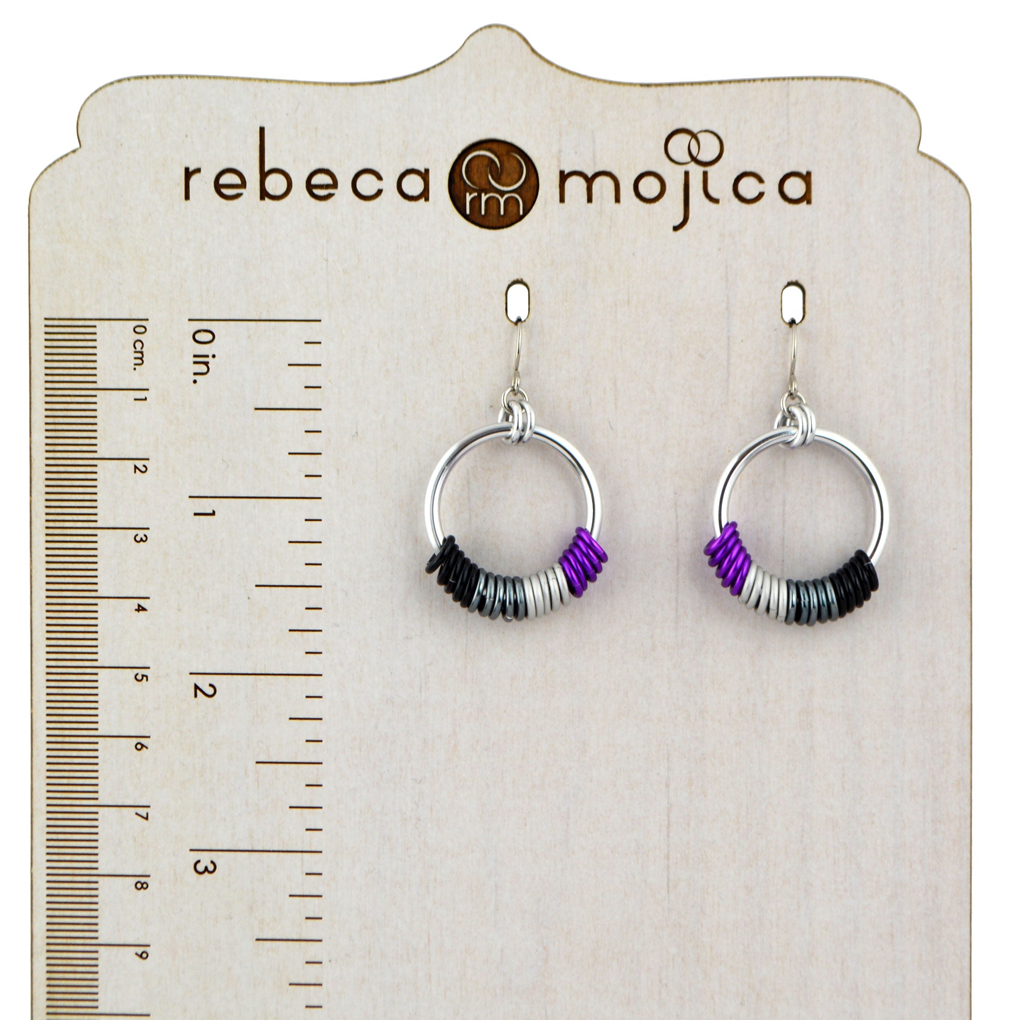 Asexual Pride - Hoop Earring