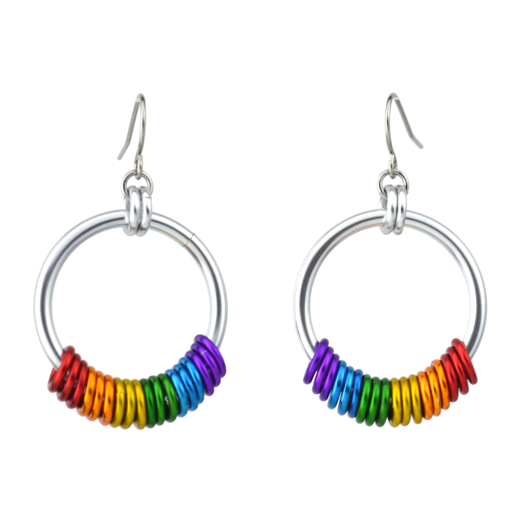 Rainbow Pride - Hoop Earring