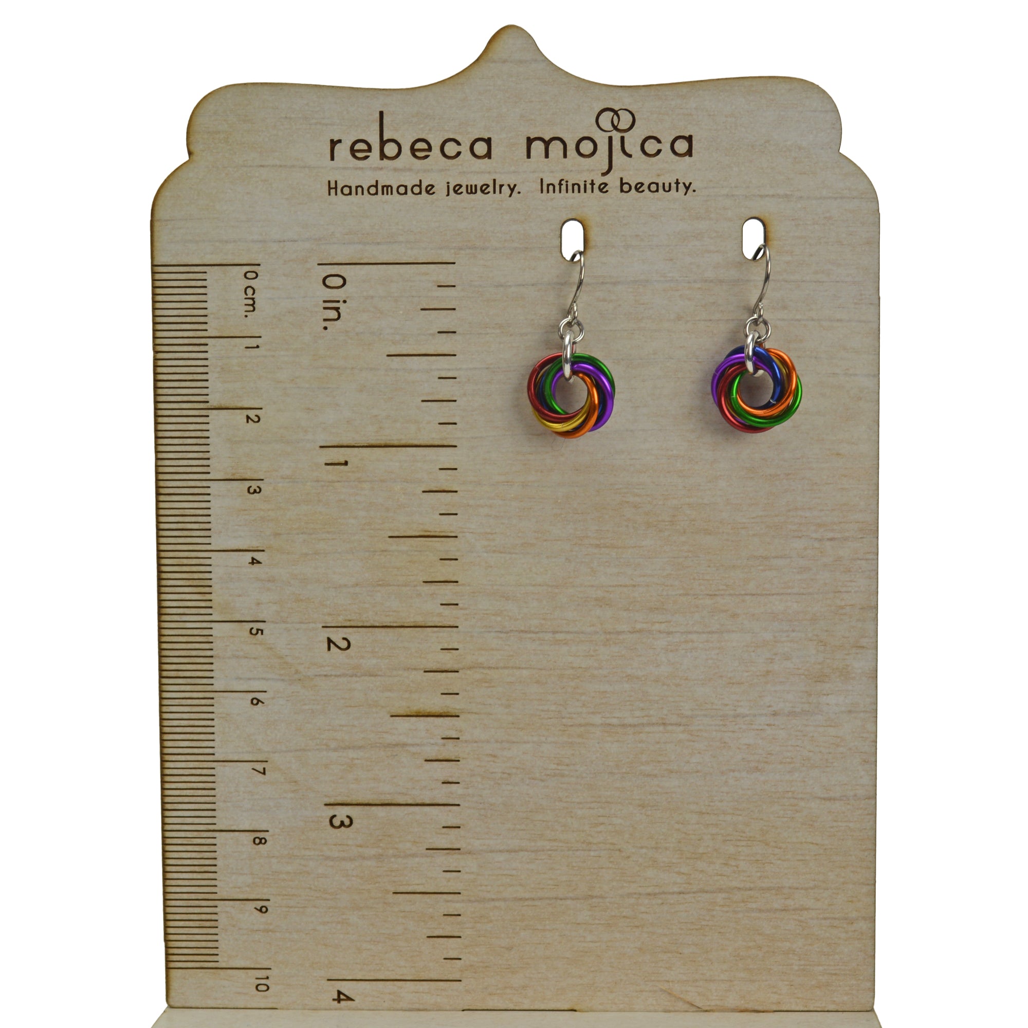 Rainbow Pride - Mini Knot Earrings