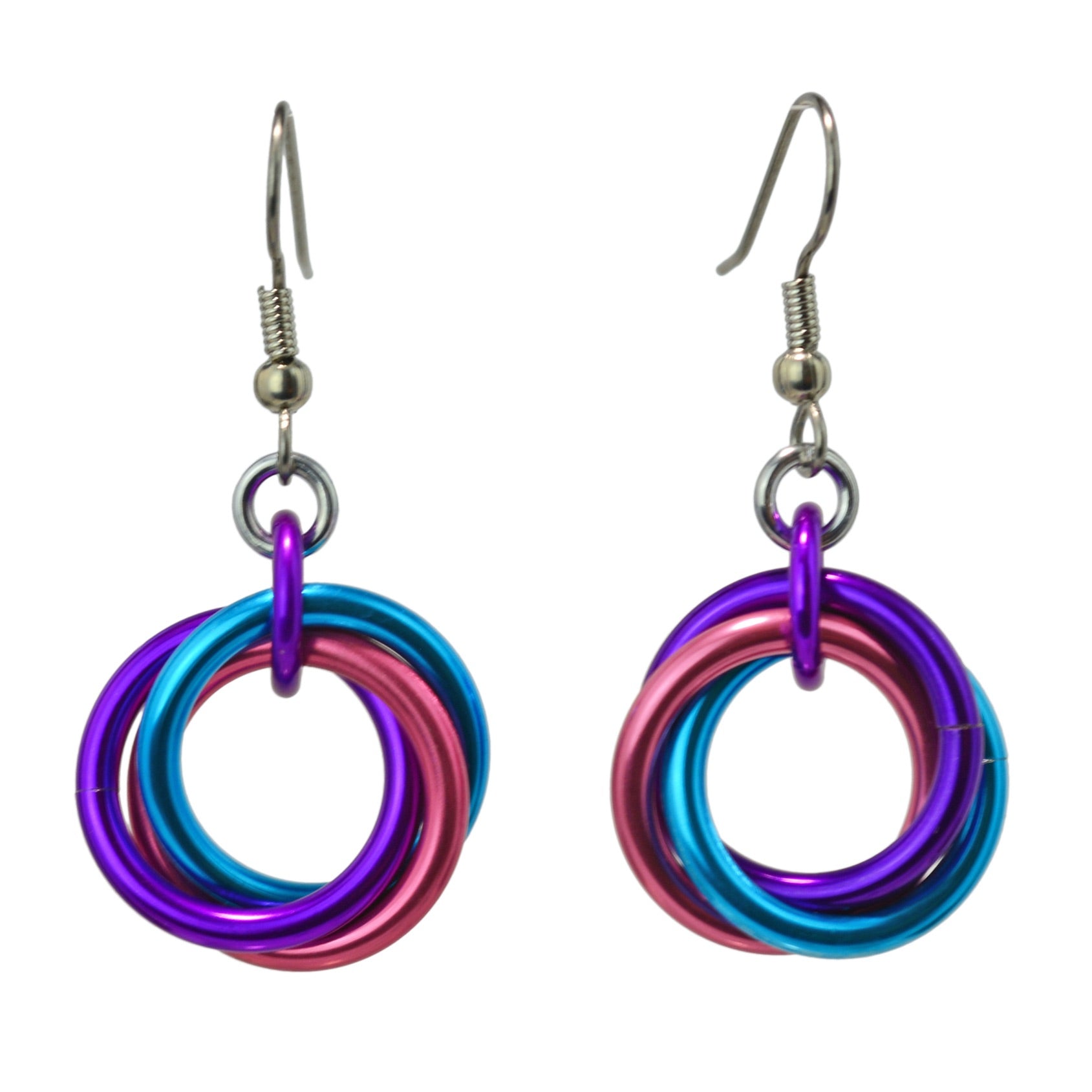Large Knot Earrings - Taffy