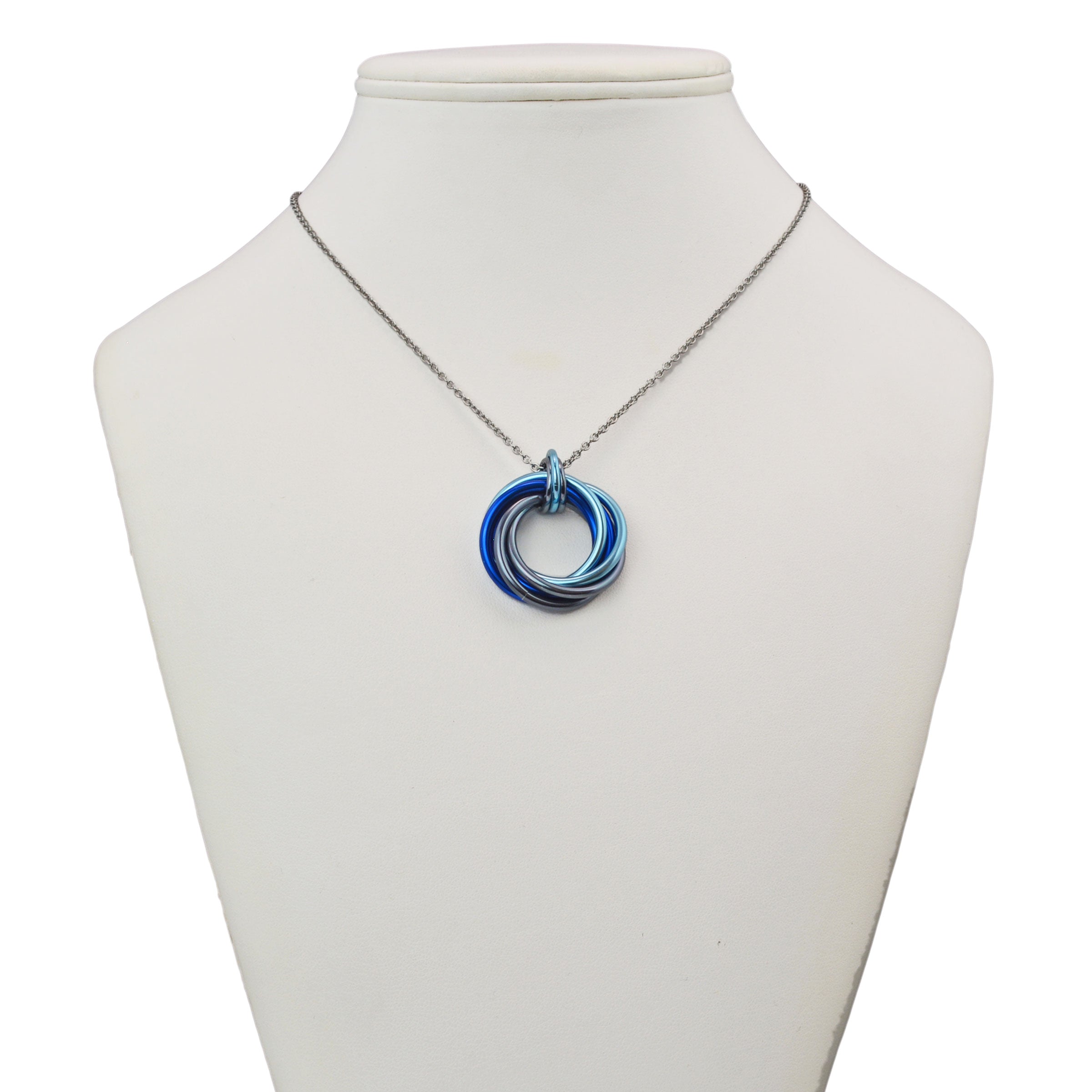 Swirl Pendant - Blue Slate