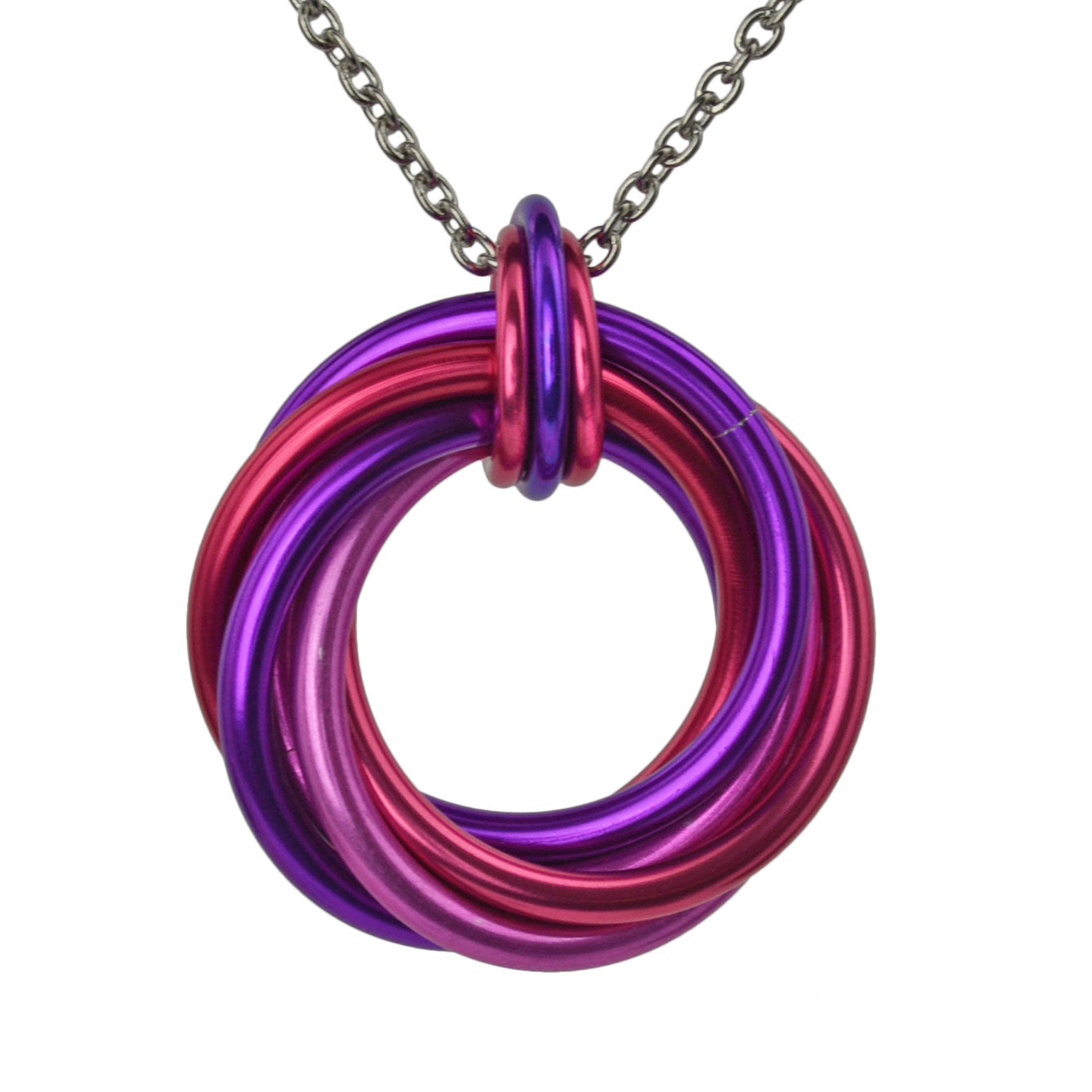 Swirl Pendant - Dragonfruit