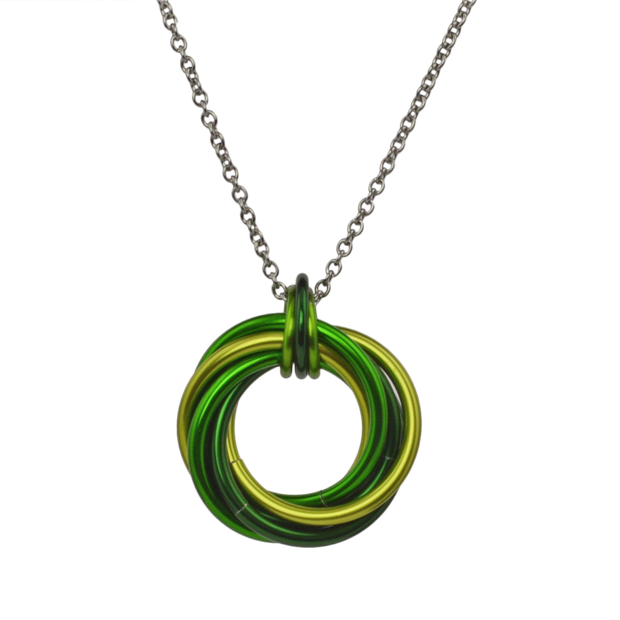 Swirl Pendant - Spring Green