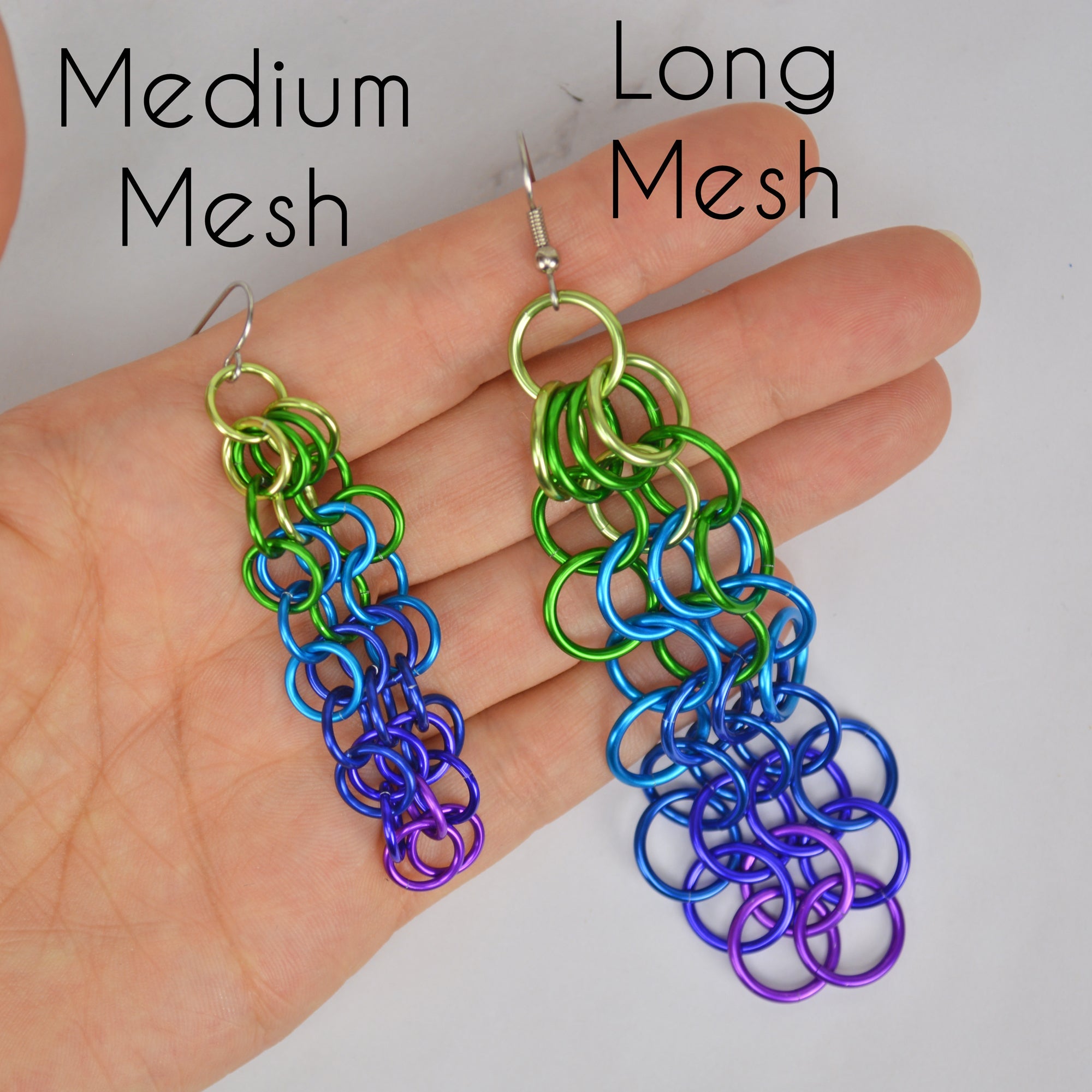 Pansexual Pride - Mesh Earrings