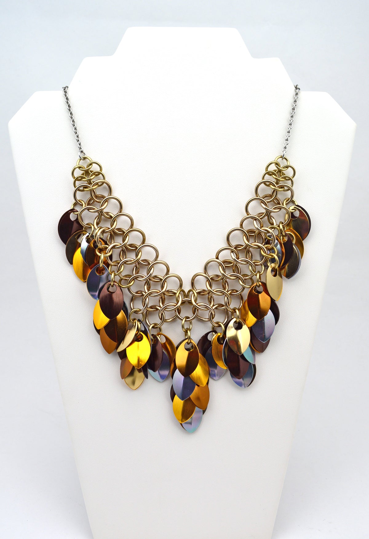 Warrior Necklace - Brown Metallic