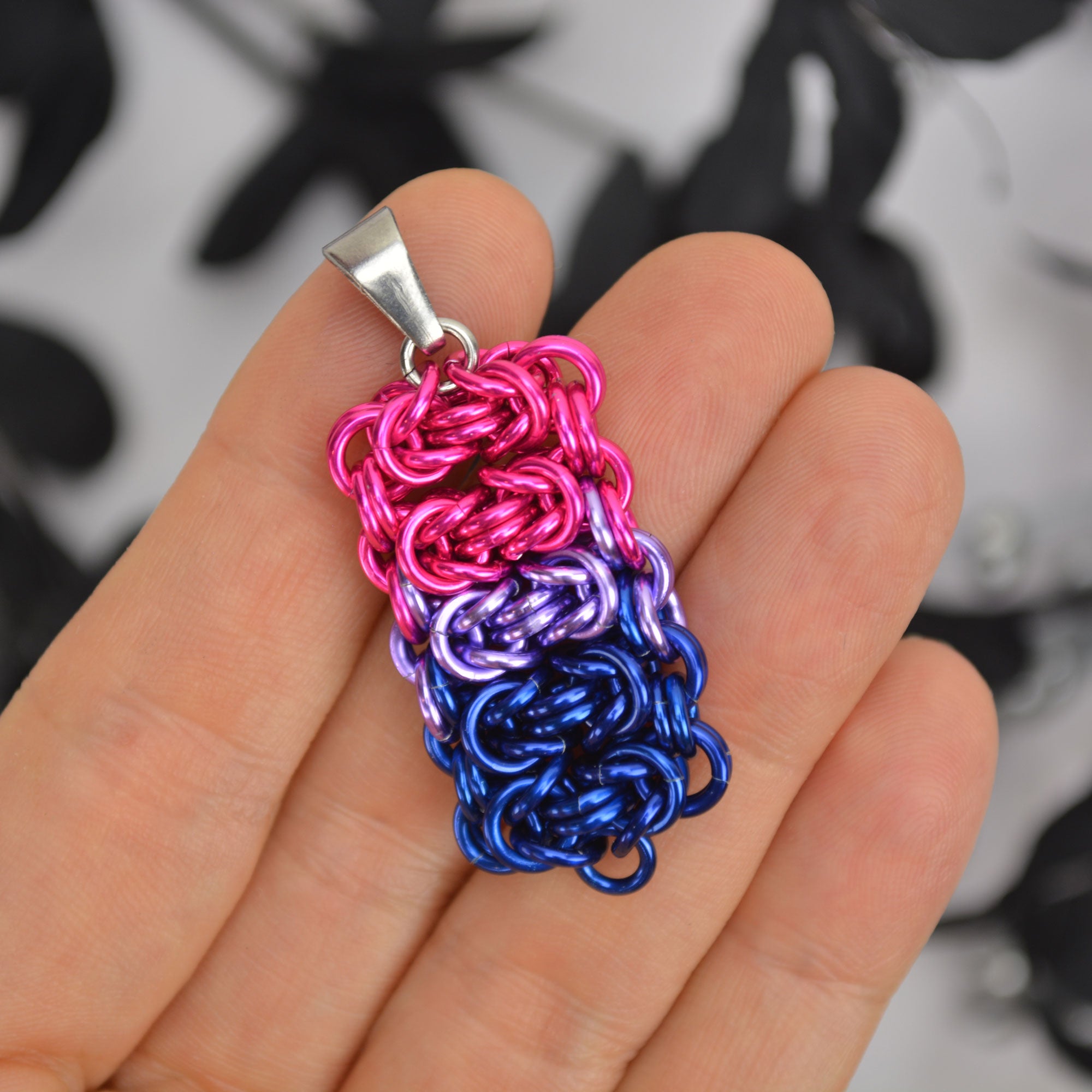 Bisexual Pride - Rectangle Pendant