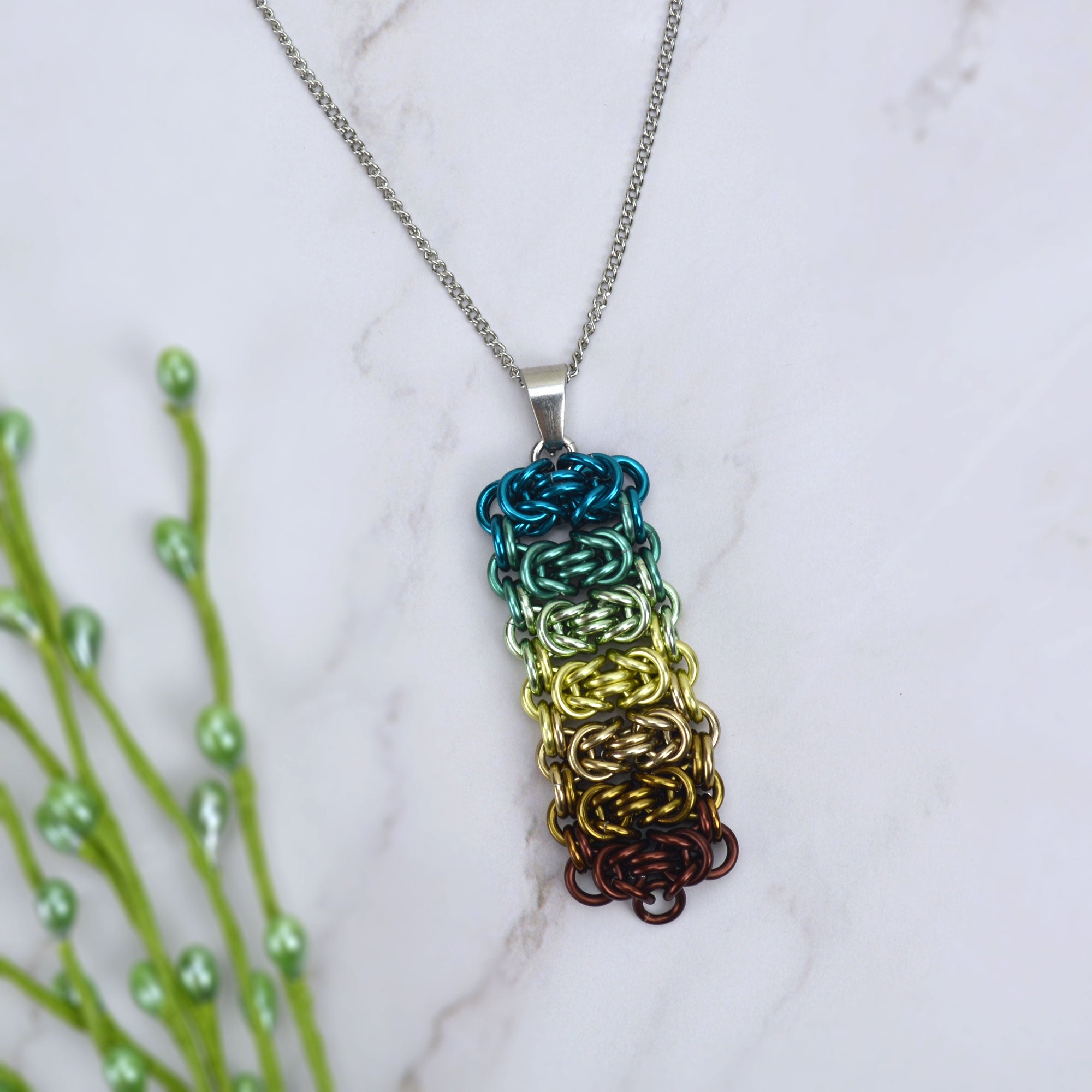 Rectangle Pendant - Magical Woodland