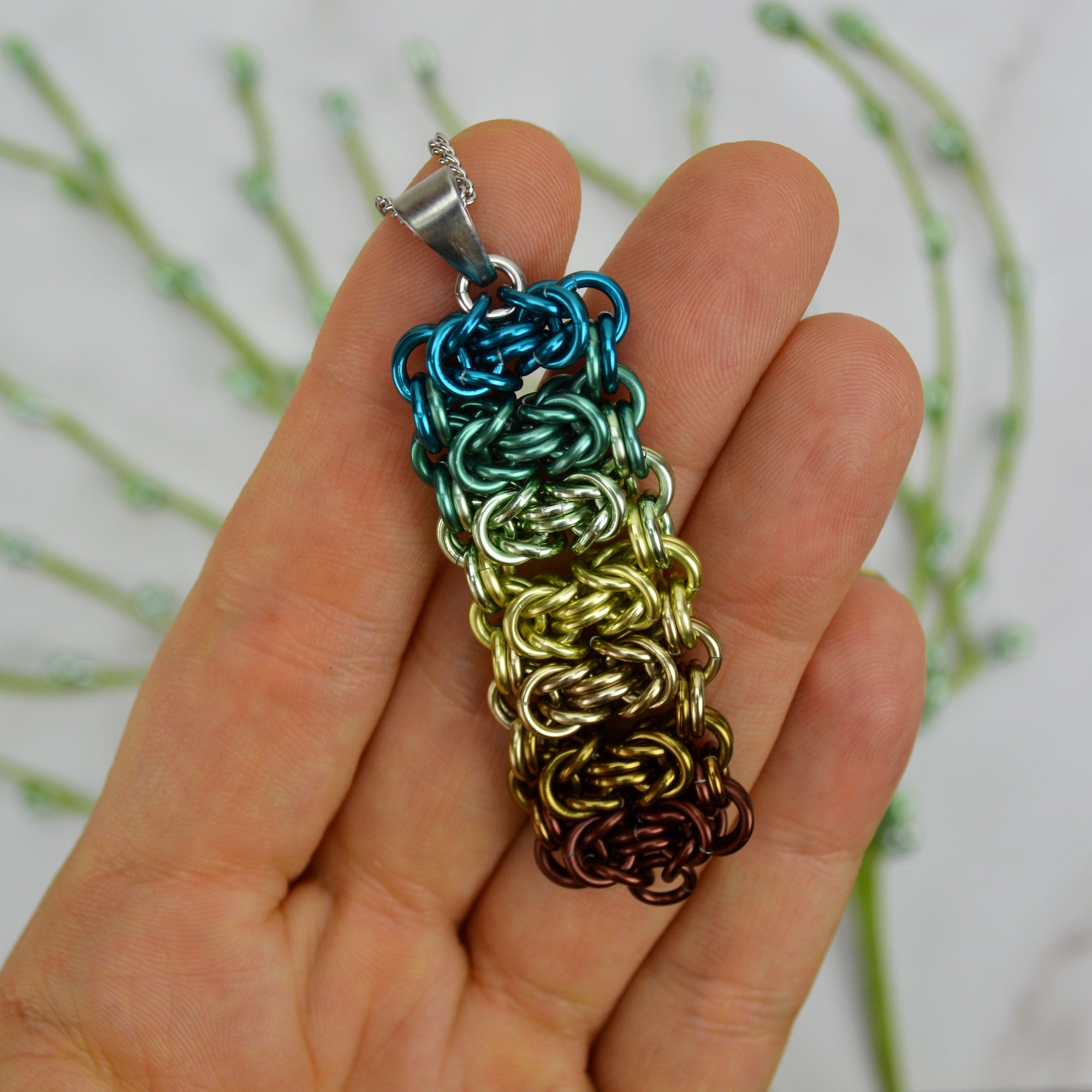 Rectangle Pendant - Magical Woodland
