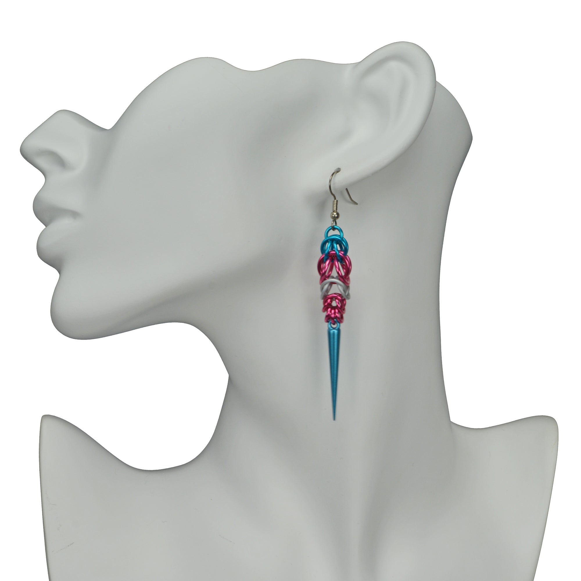 Transgender Pride - Spike Earrings