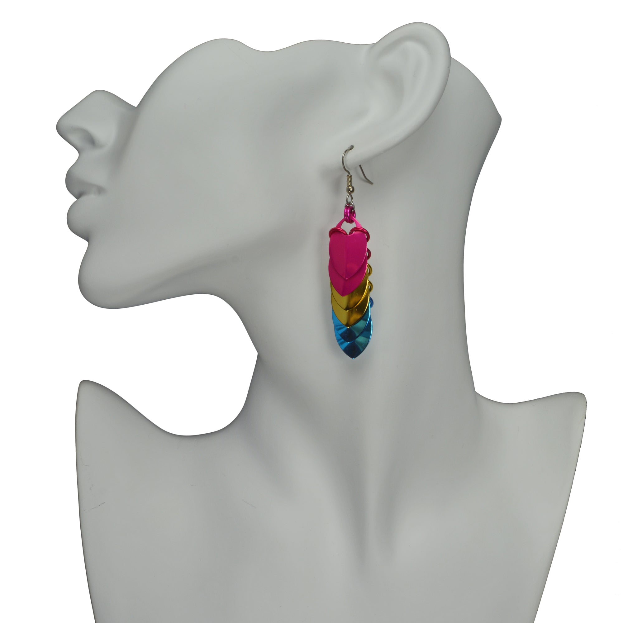 Pansexual Pride - Chevron Earrings