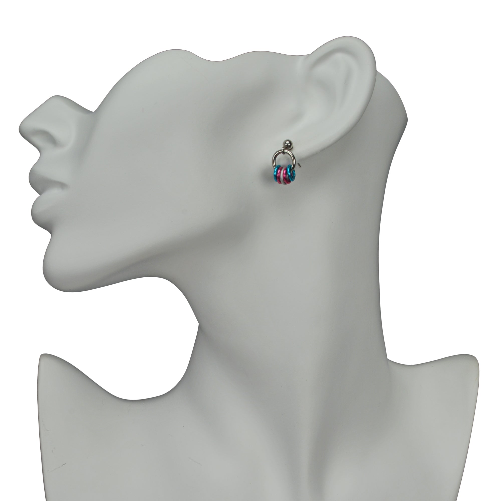 Transgender Pride - Tiny Flag Earring Studs