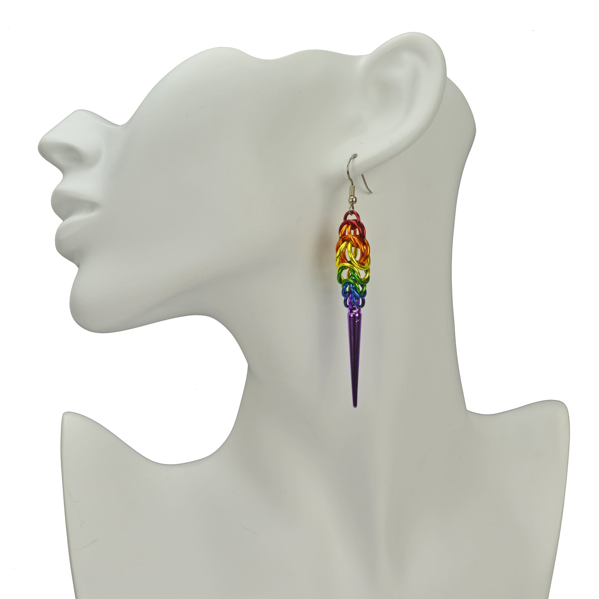 LGBTQ Rainbow Pride - Spike Earrings